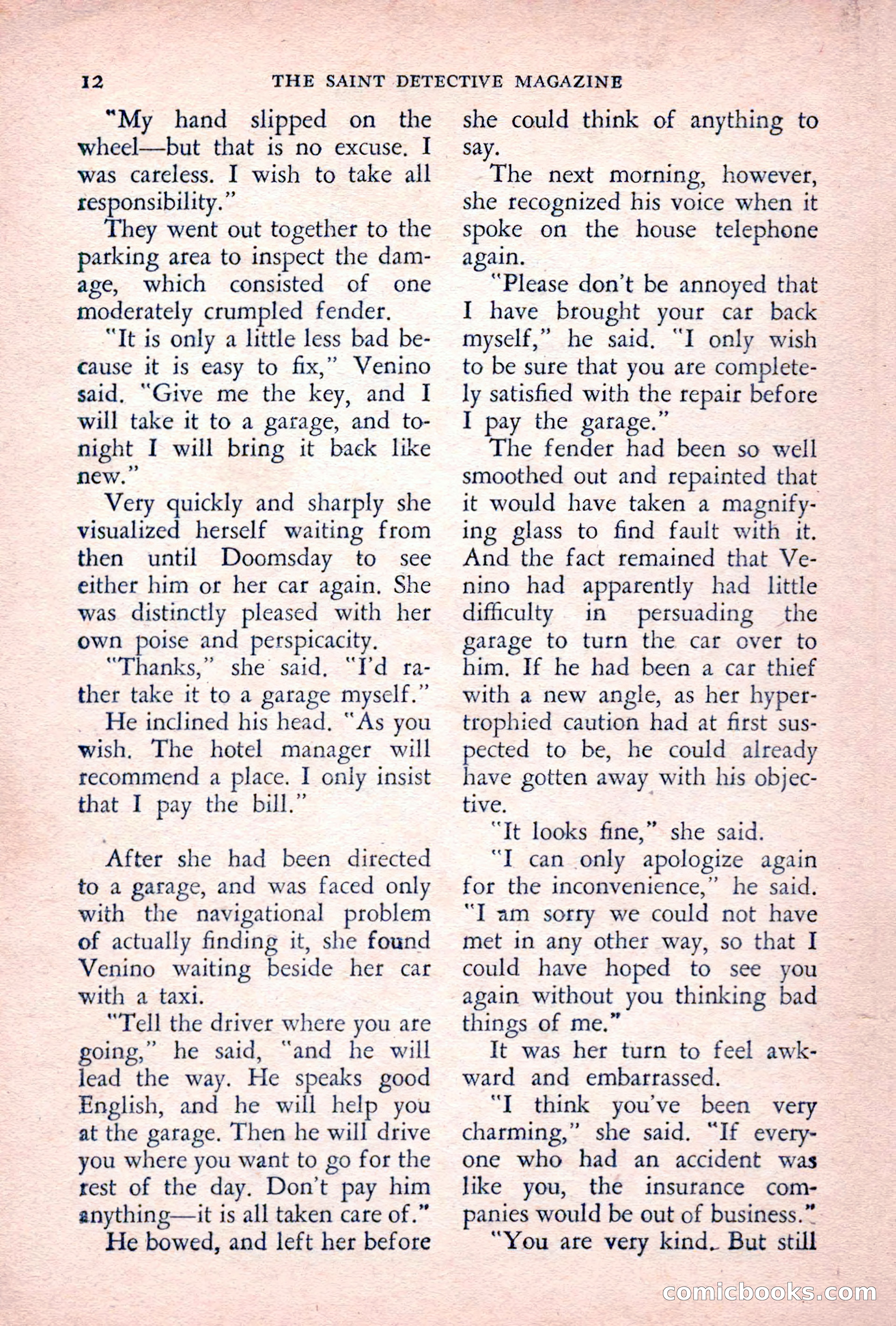 The Saint Detective Magazine, June 1955 — page 14 of 164