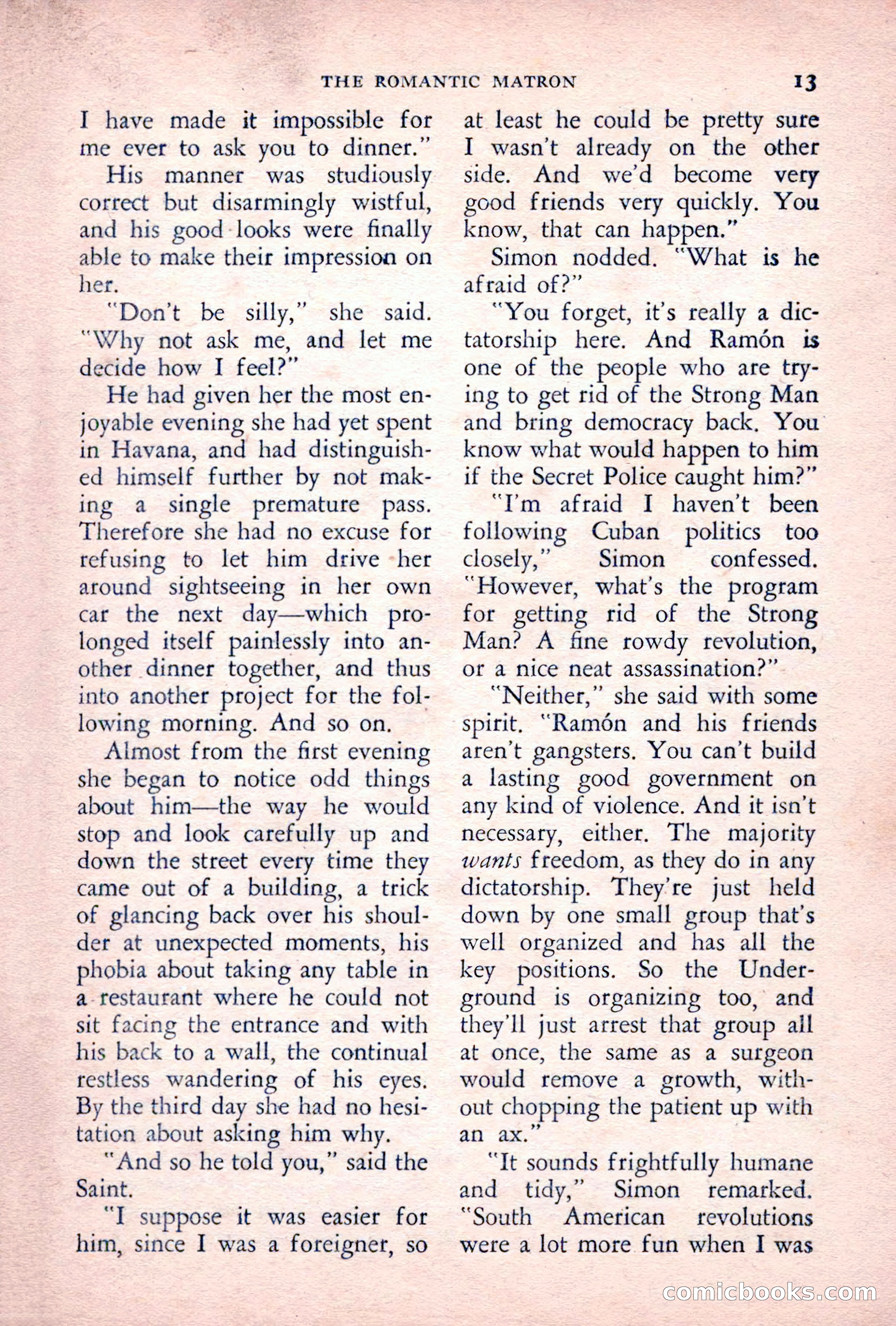 The Saint Detective Magazine, June 1955 — page 15 of 164