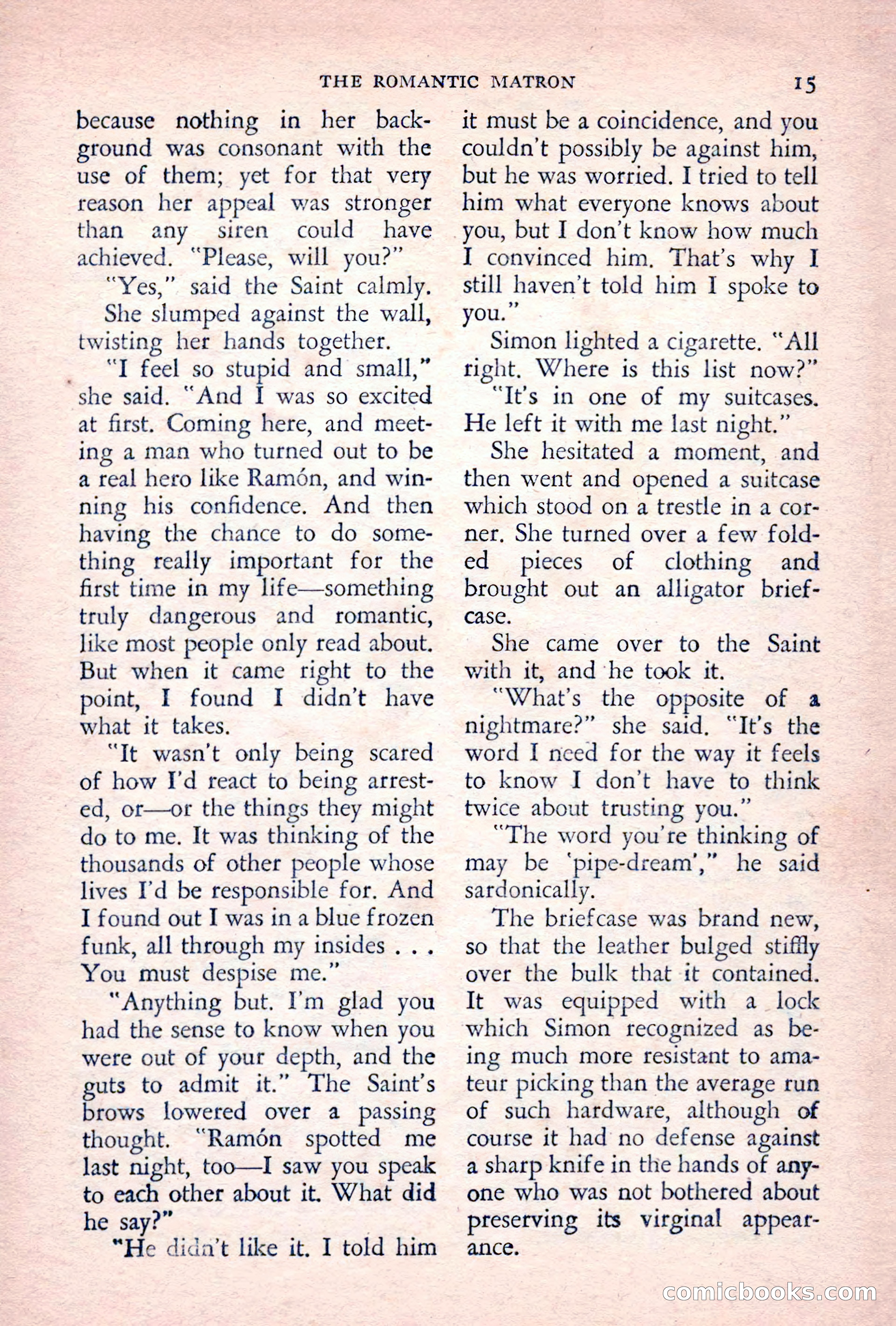 The Saint Detective Magazine, June 1955 — page 17 of 164
