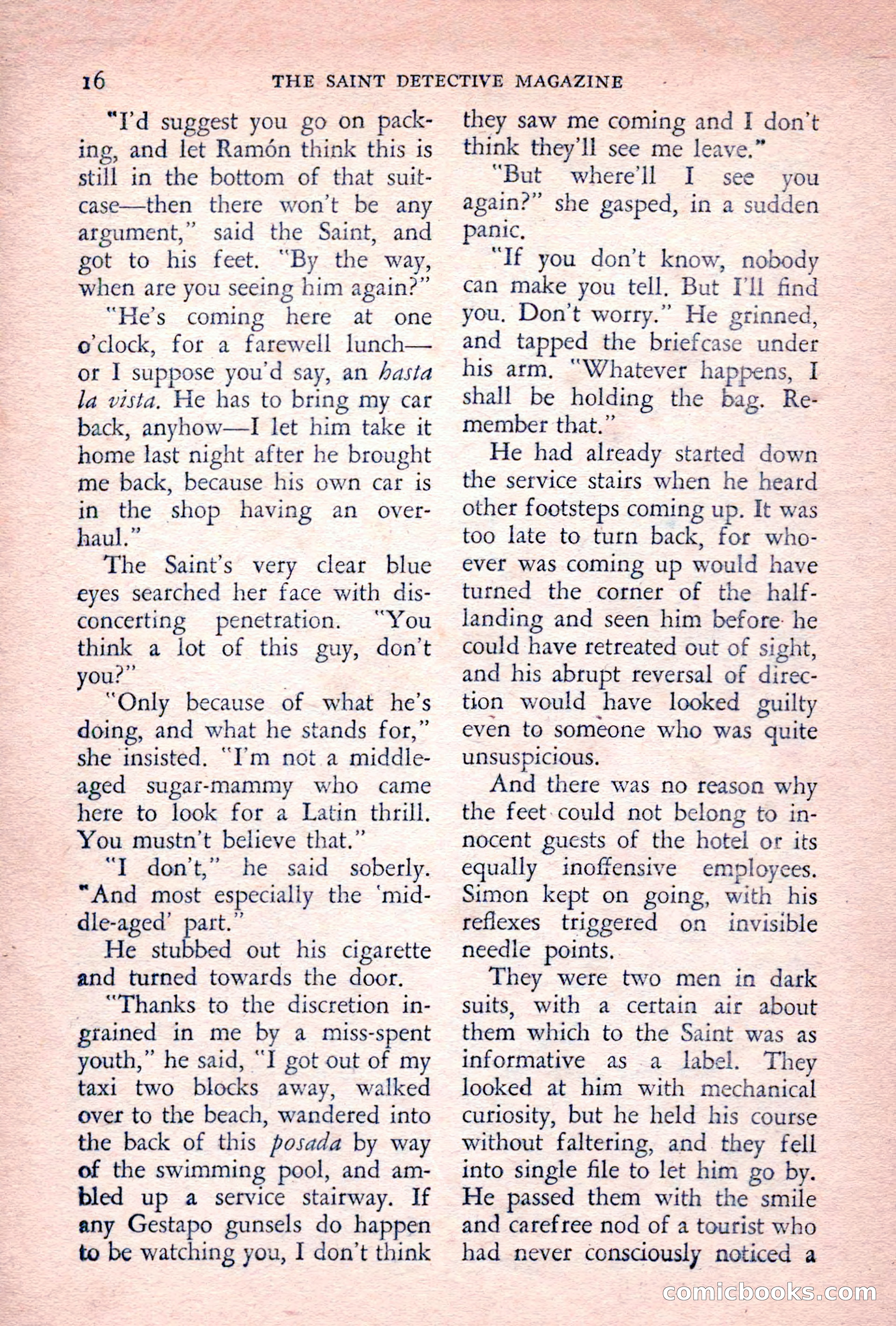 The Saint Detective Magazine, June 1955 — page 18 of 164