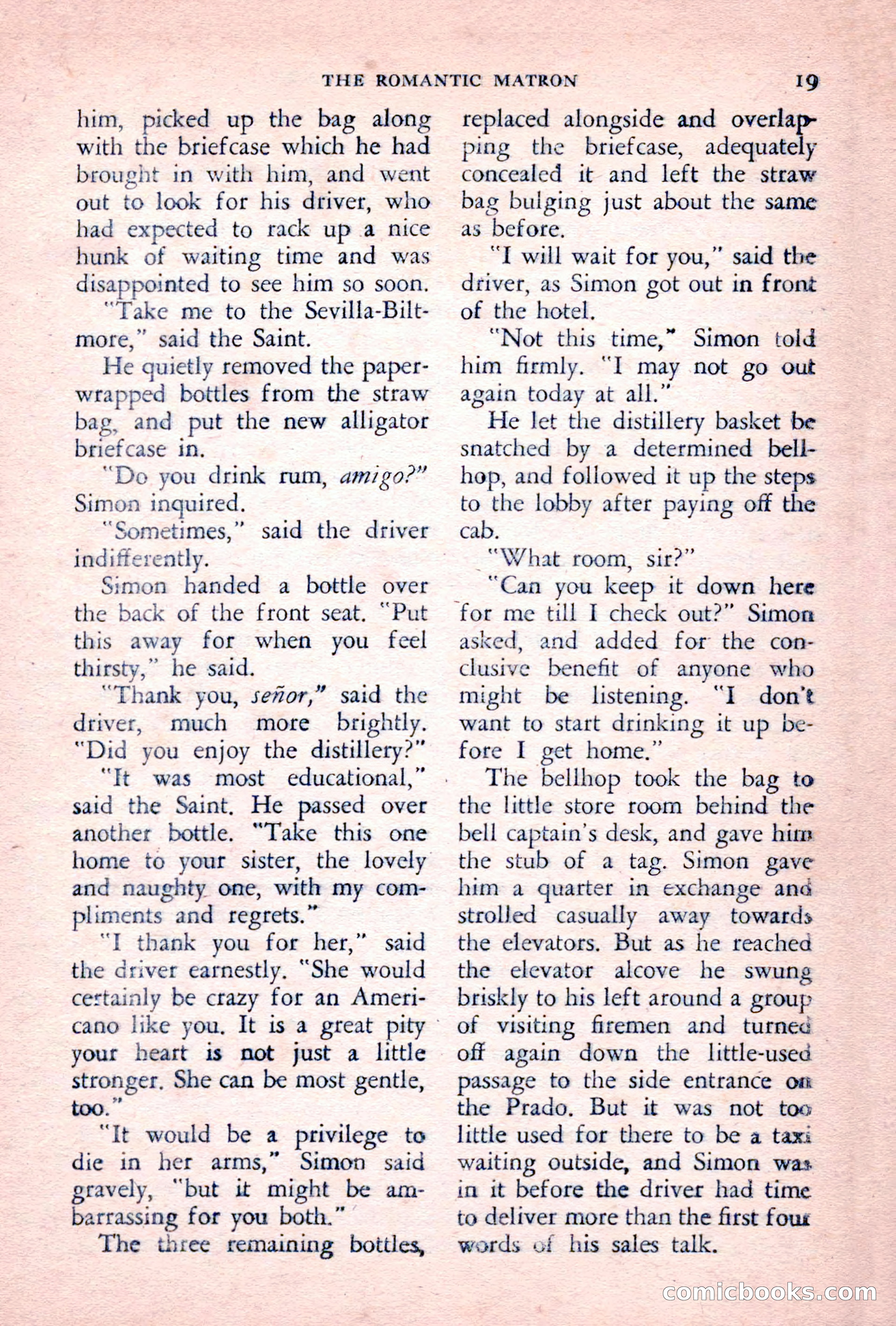 The Saint Detective Magazine, June 1955 — page 21 of 164