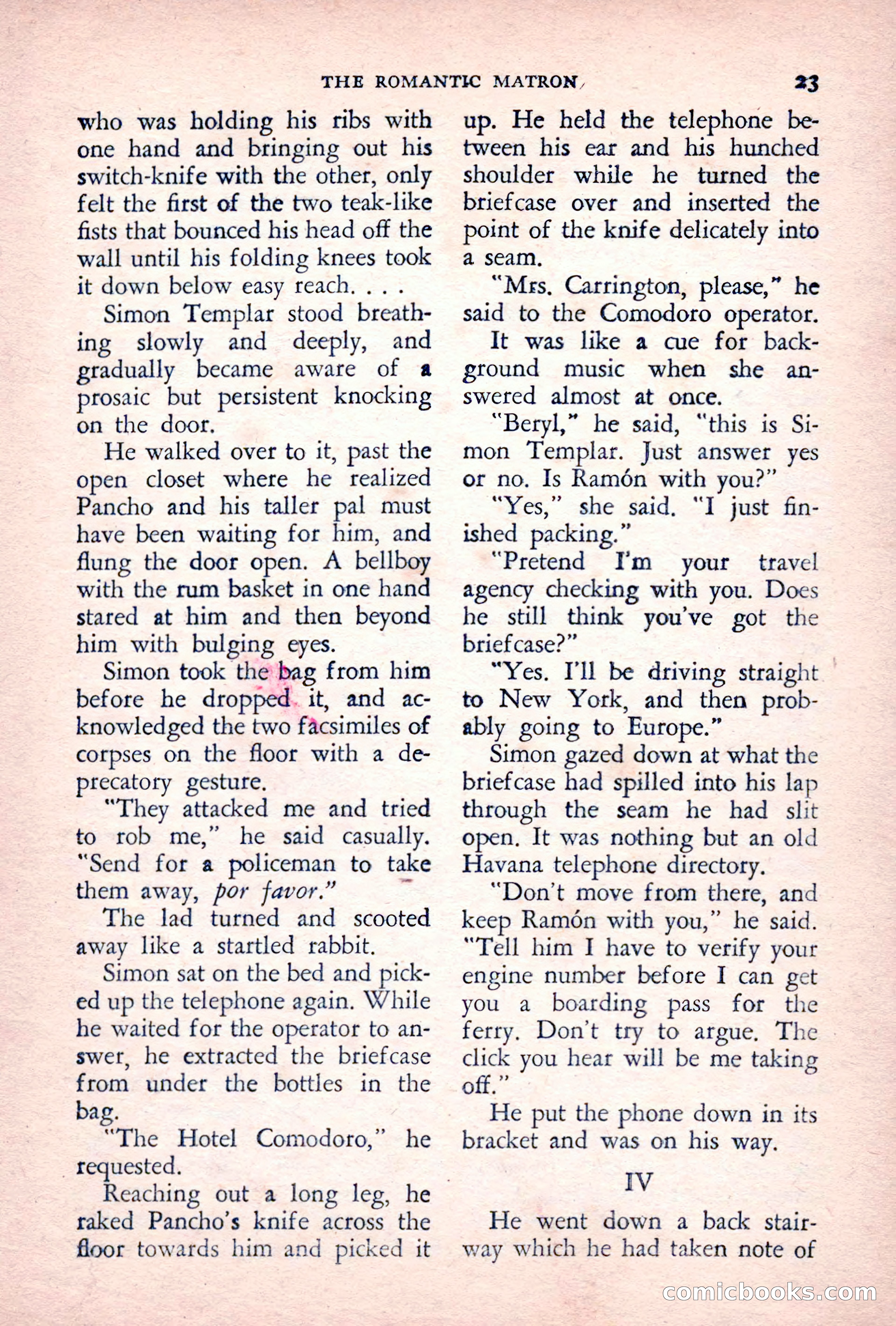 The Saint Detective Magazine, June 1955 — page 25 of 164
