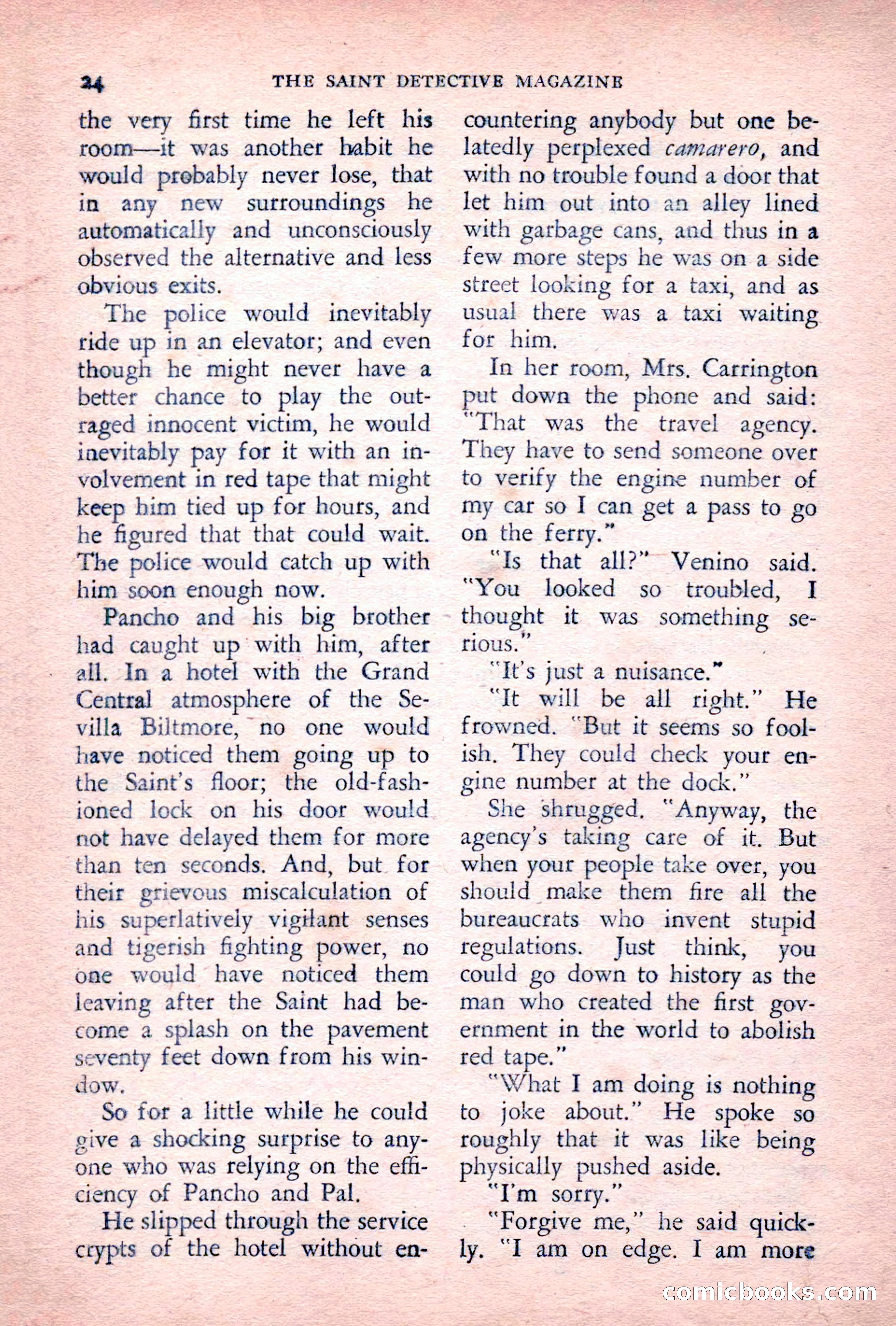 The Saint Detective Magazine, June 1955 — page 26 of 164