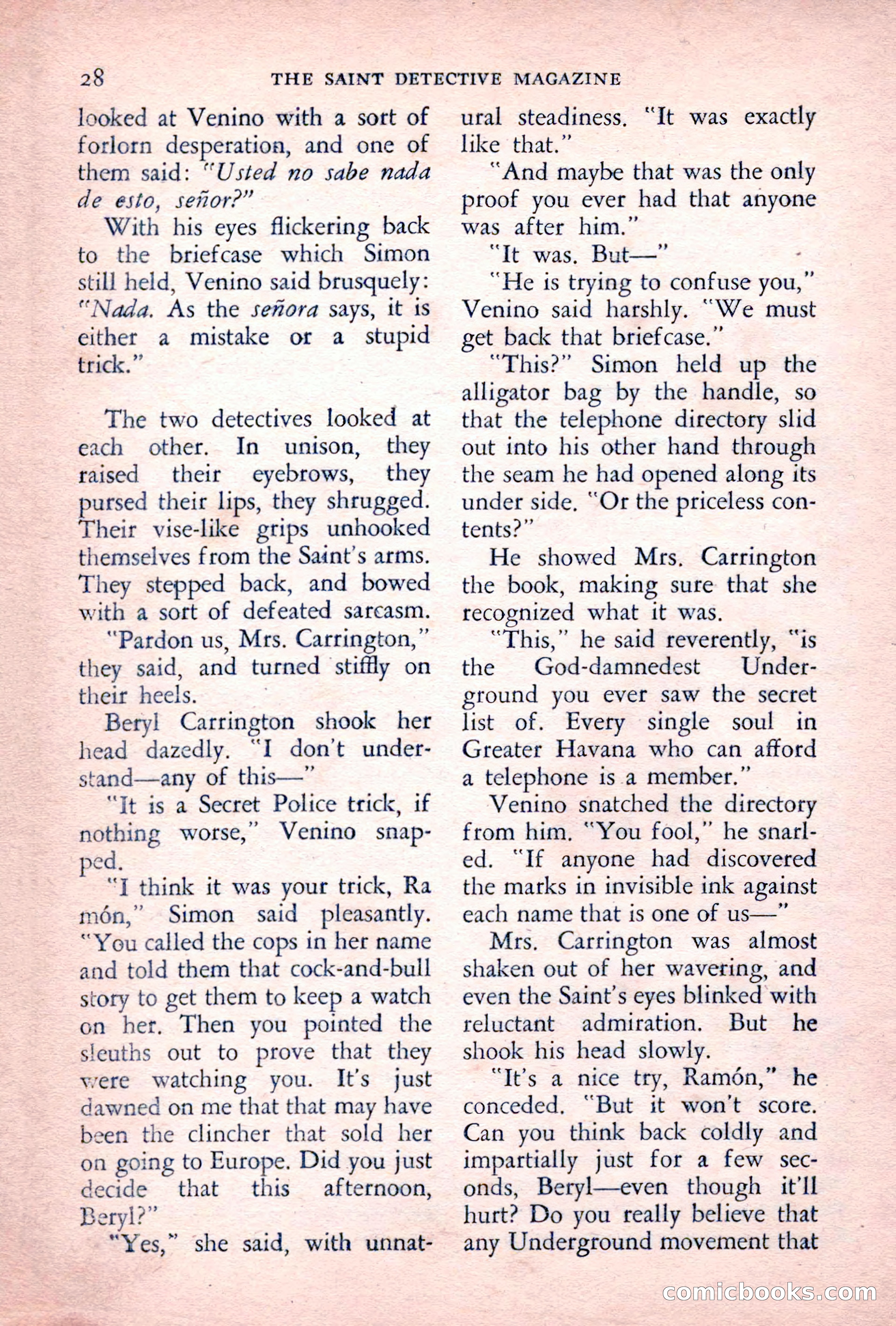 The Saint Detective Magazine, June 1955 — page 30 of 164