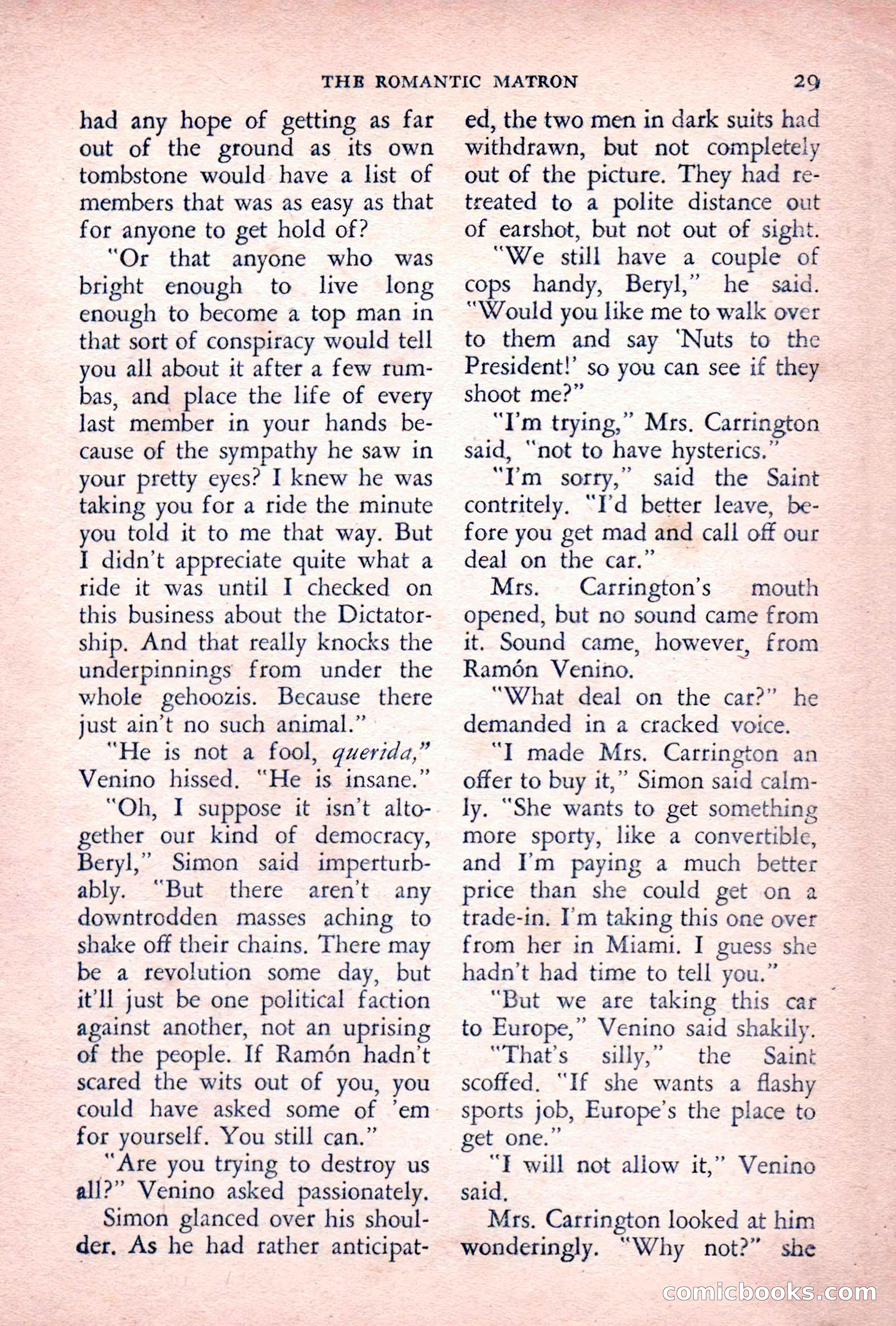 The Saint Detective Magazine, June 1955 — page 31 of 164