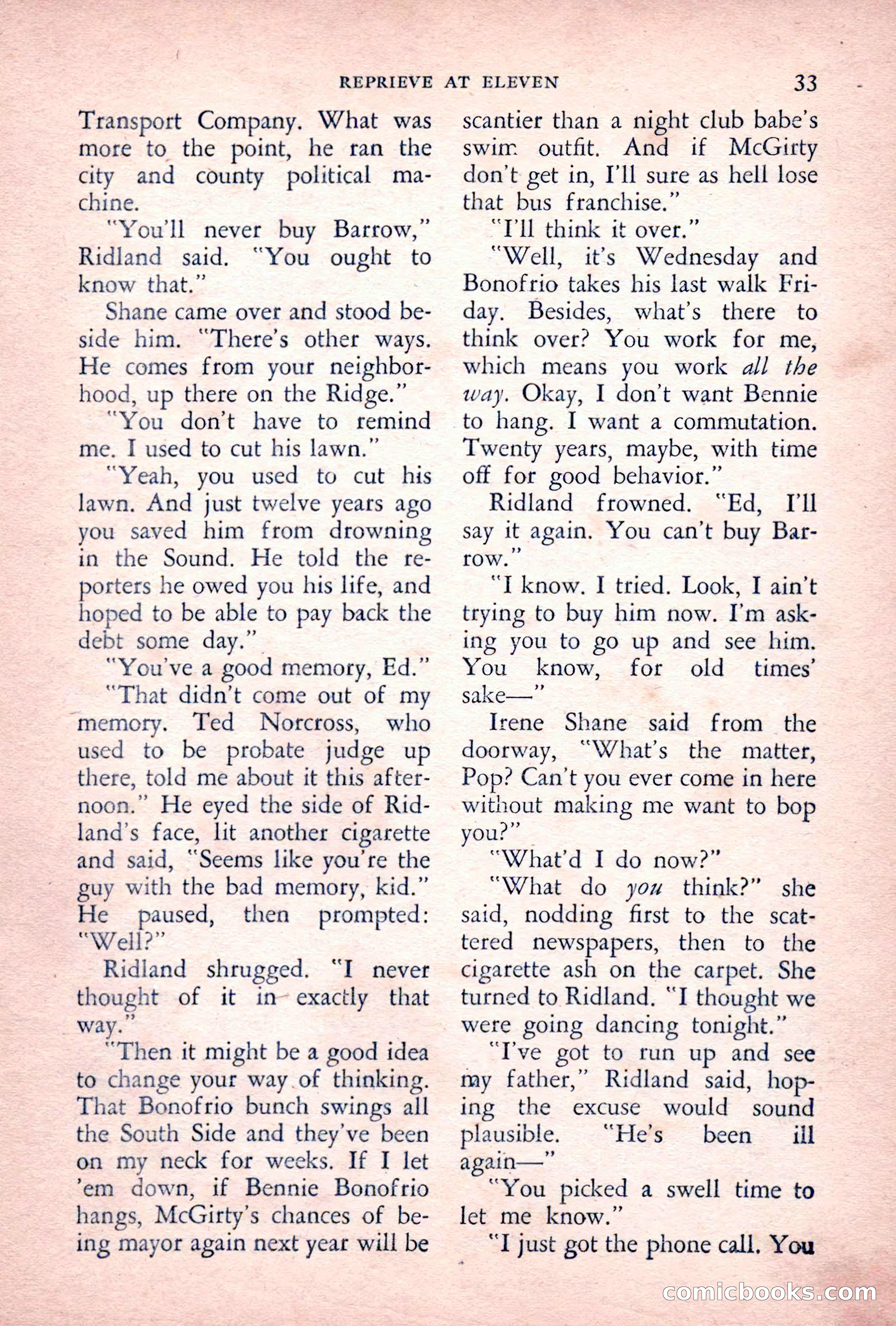 The Saint Detective Magazine, June 1955 — page 35 of 164
