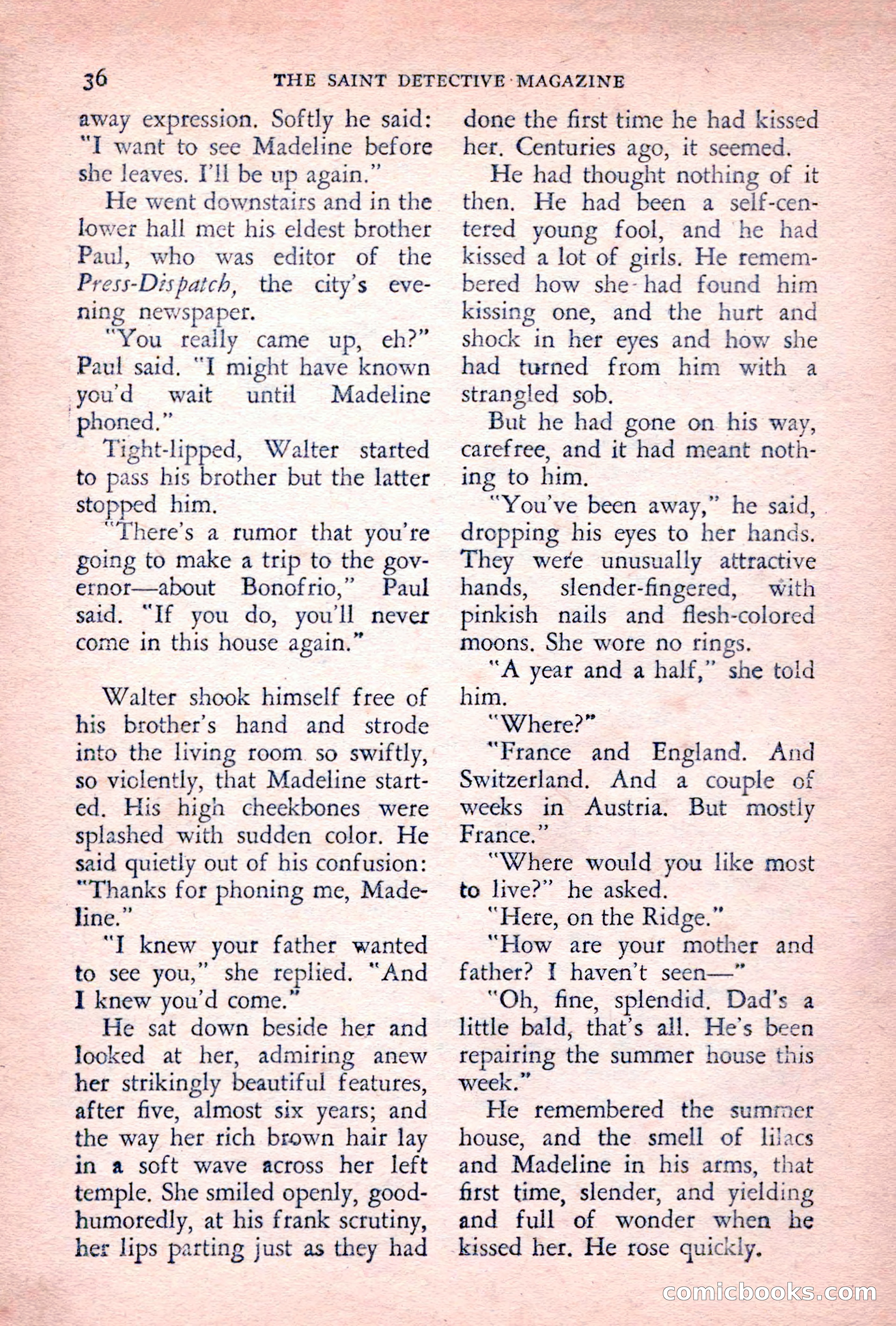 The Saint Detective Magazine, June 1955 — page 38 of 164