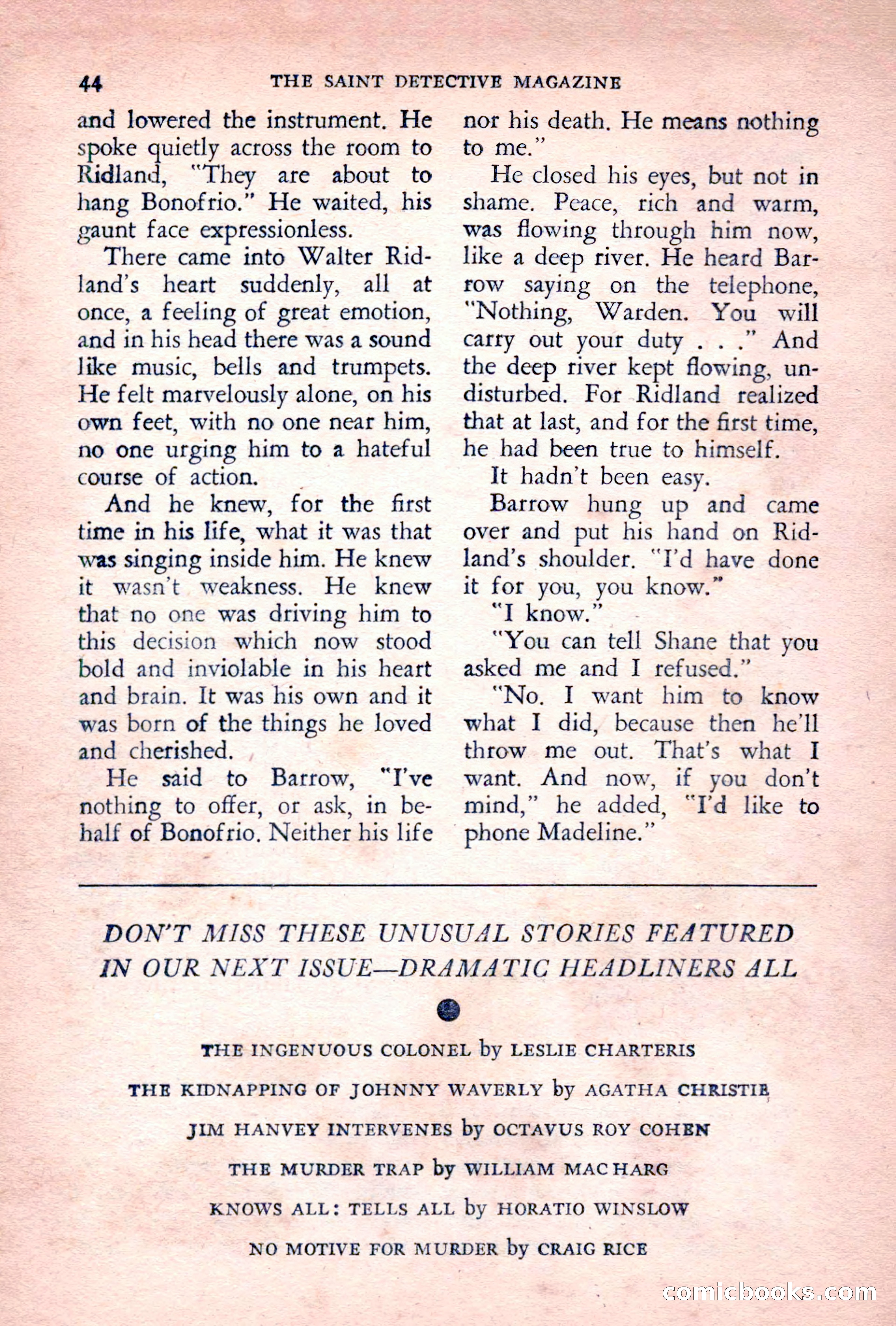 The Saint Detective Magazine, June 1955 — page 46 of 164