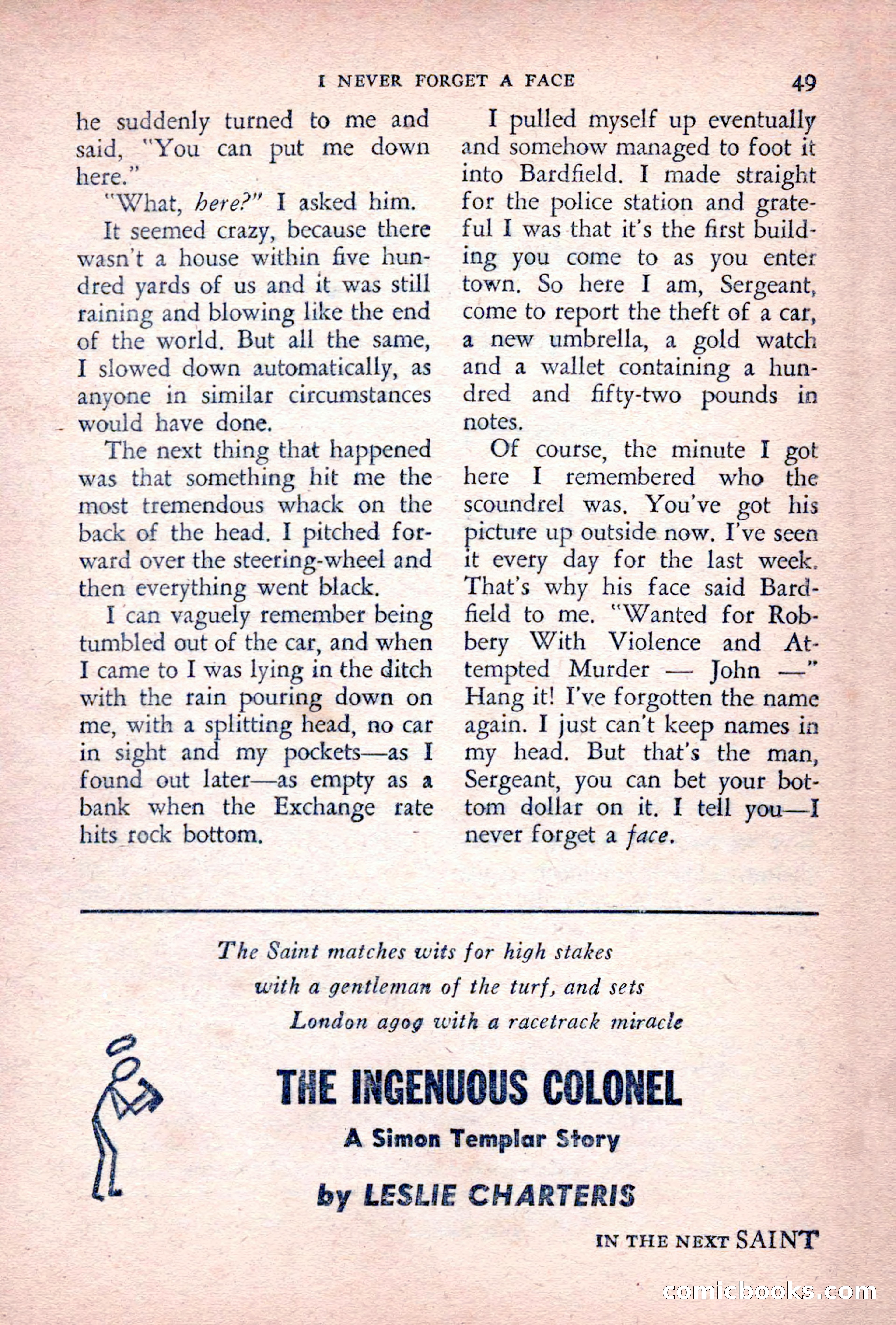 The Saint Detective Magazine, June 1955 — page 51 of 164