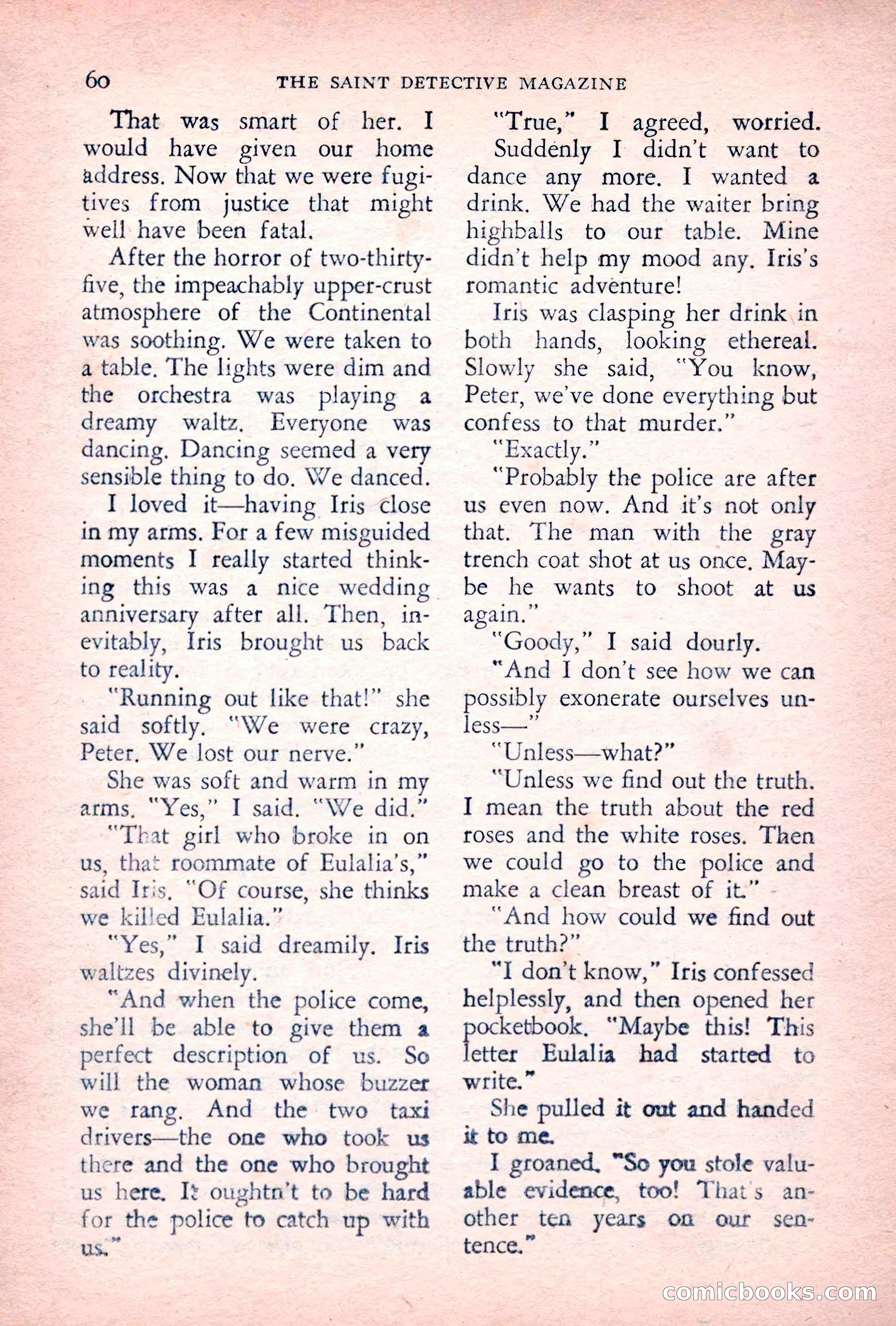 The Saint Detective Magazine, June 1955 — page 62 of 164