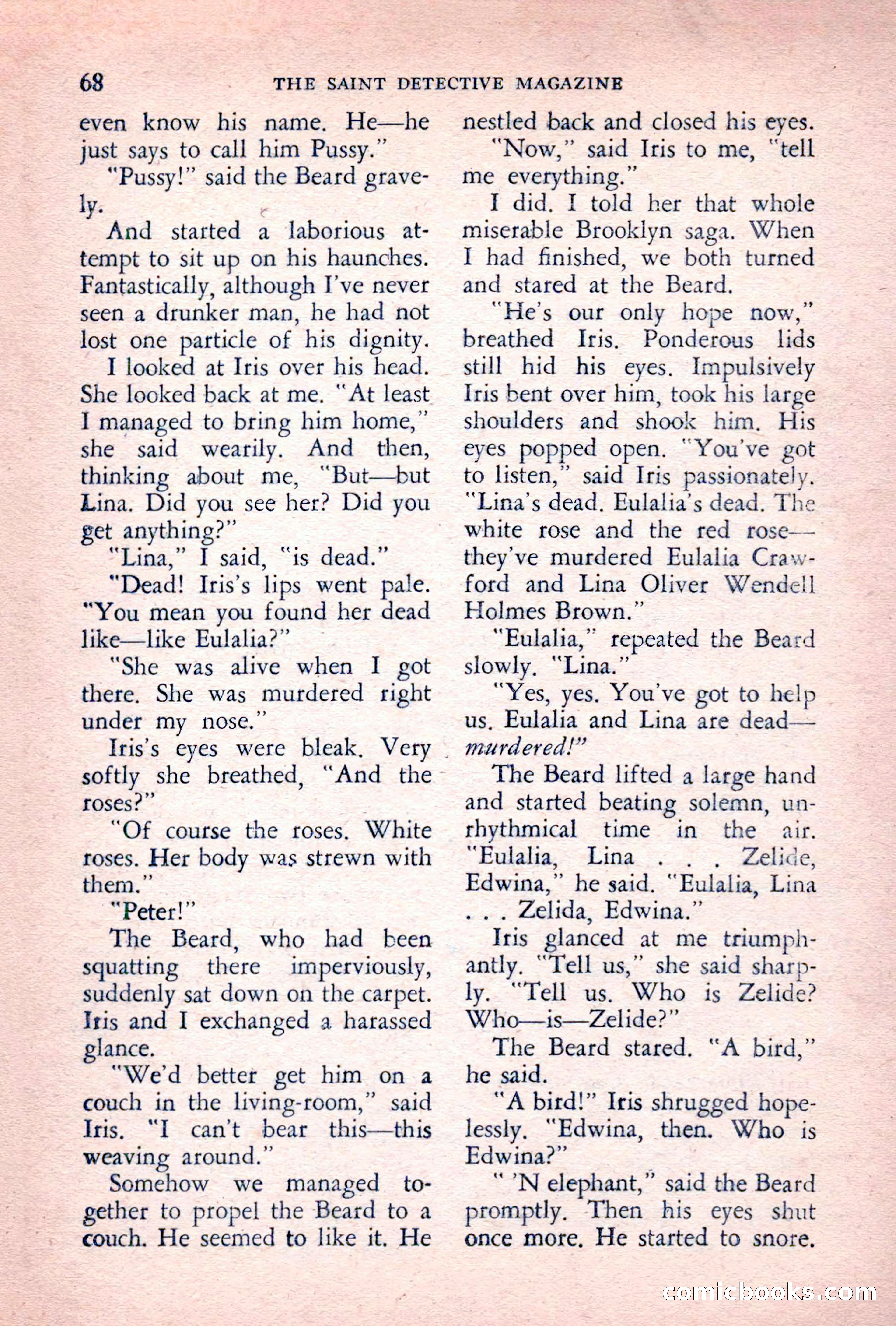 The Saint Detective Magazine, June 1955 — page 70 of 164