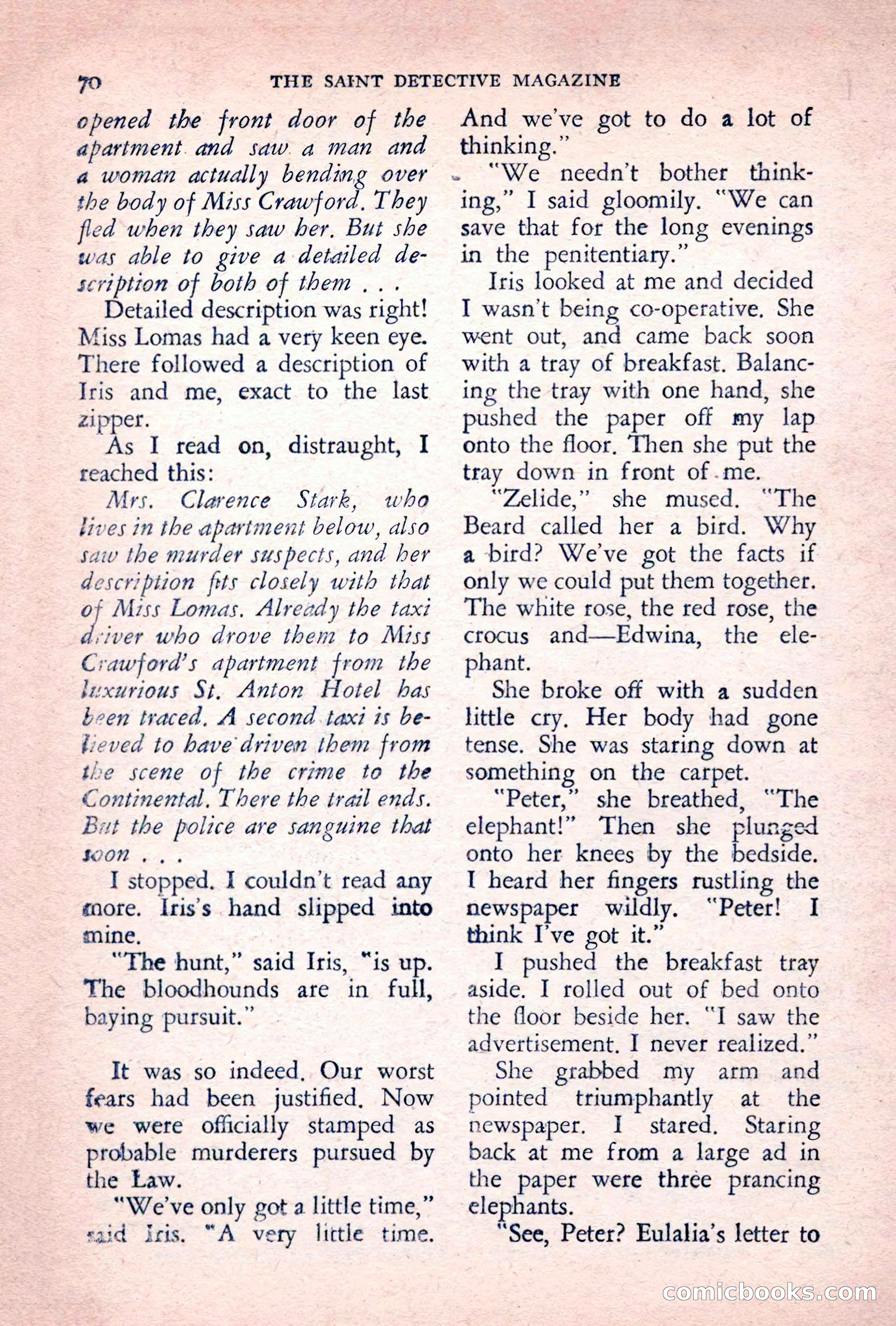 The Saint Detective Magazine, June 1955 — page 72 of 164