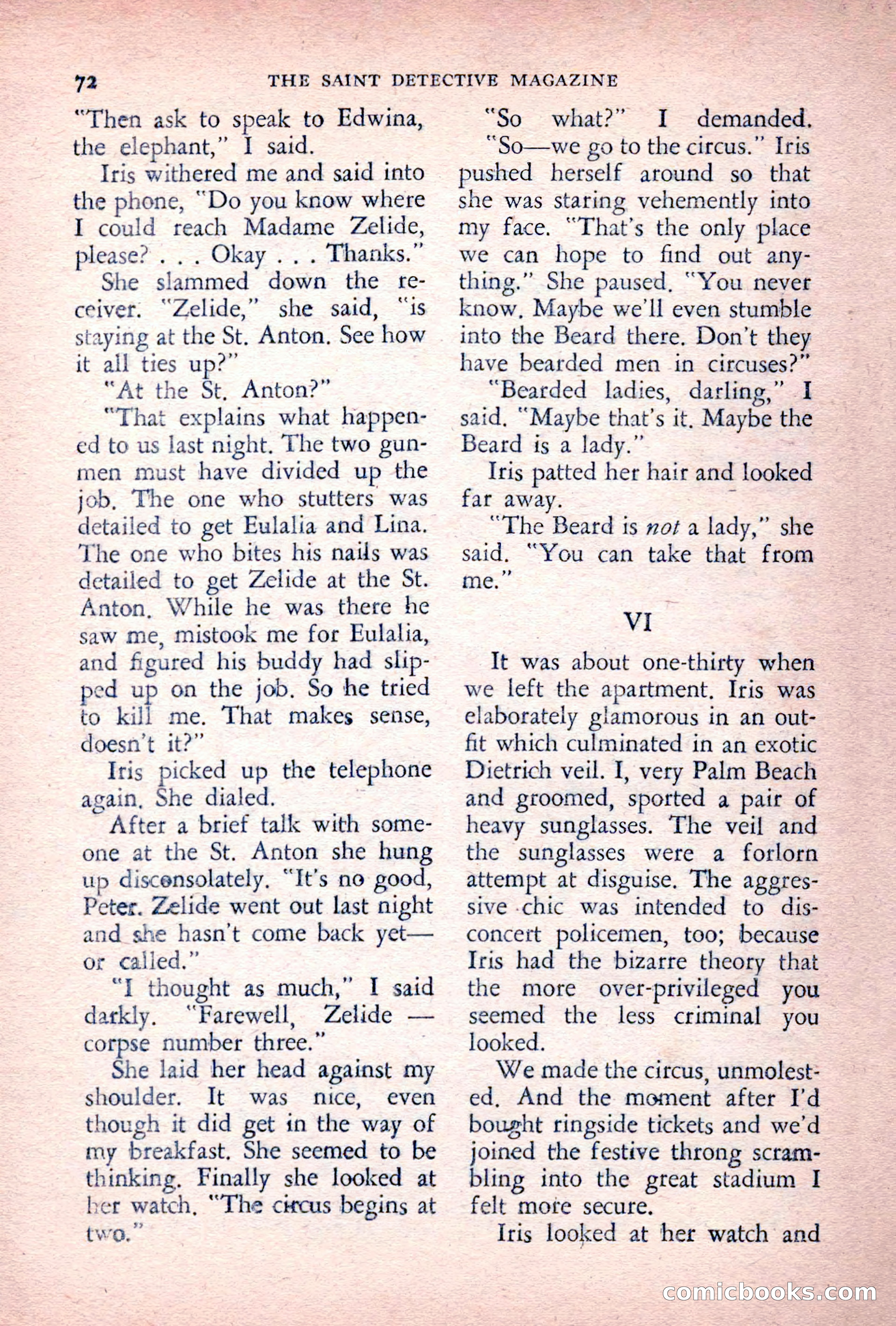 The Saint Detective Magazine, June 1955 — page 74 of 164