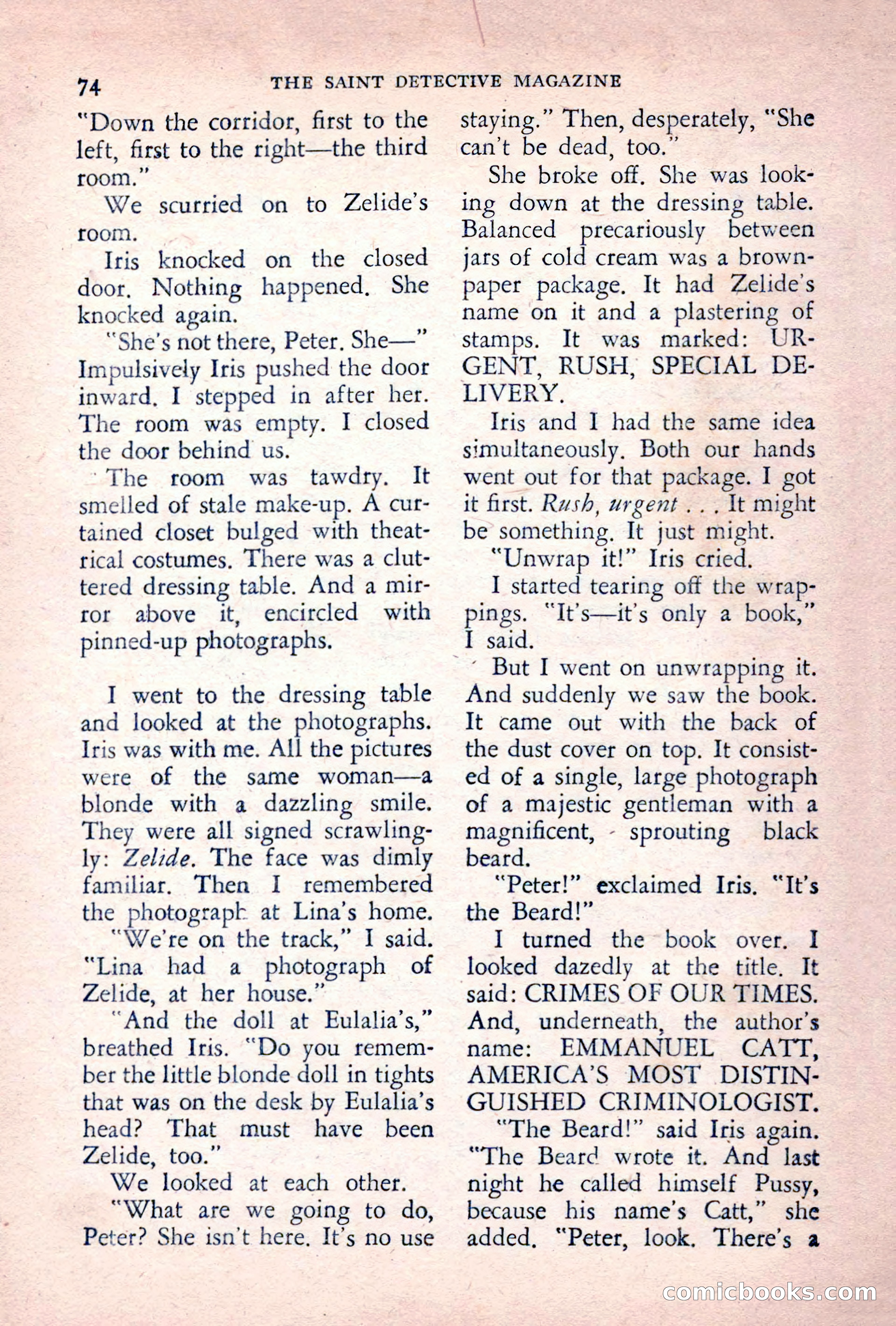 The Saint Detective Magazine, June 1955 — page 76 of 164