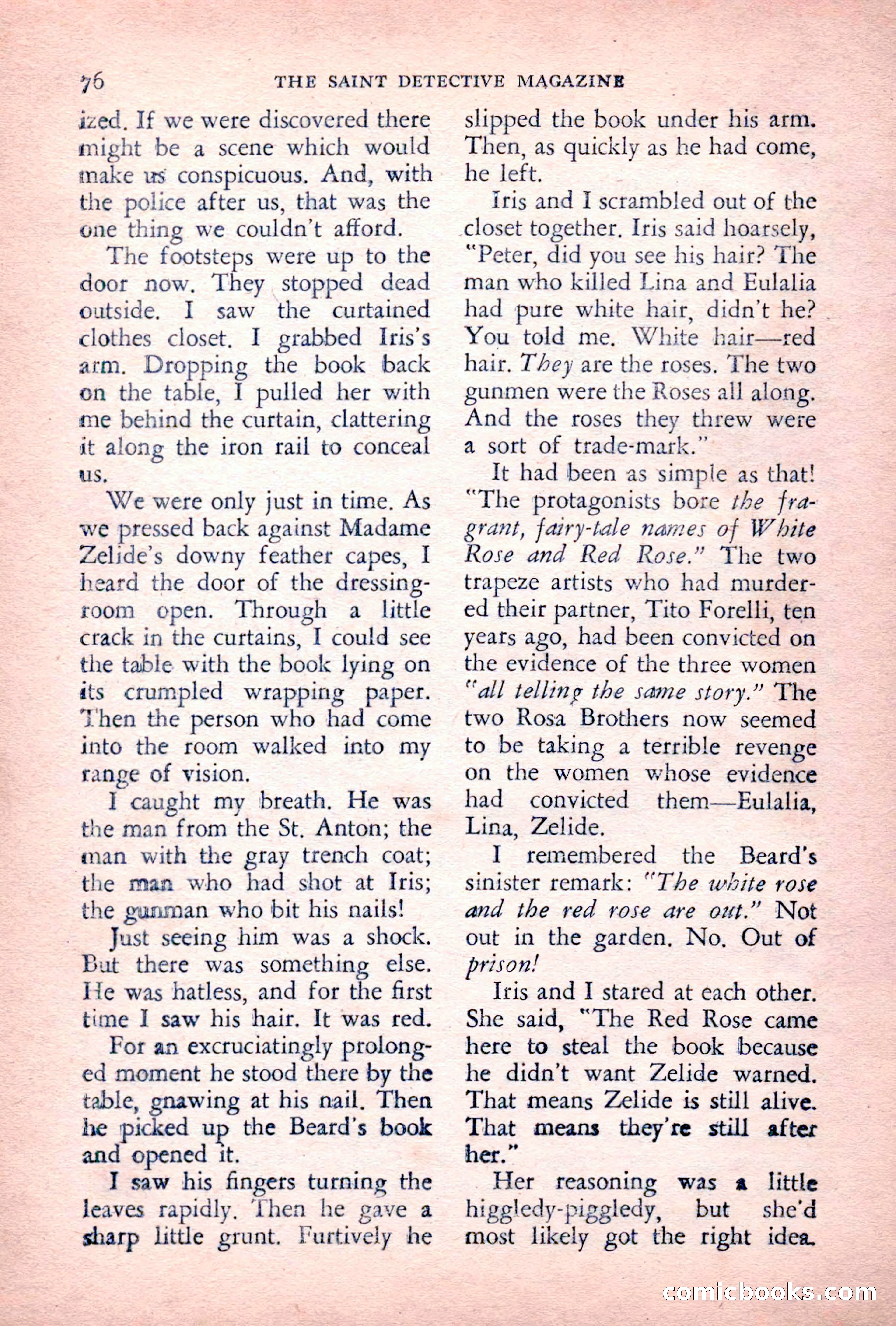 The Saint Detective Magazine, June 1955 — page 78 of 164