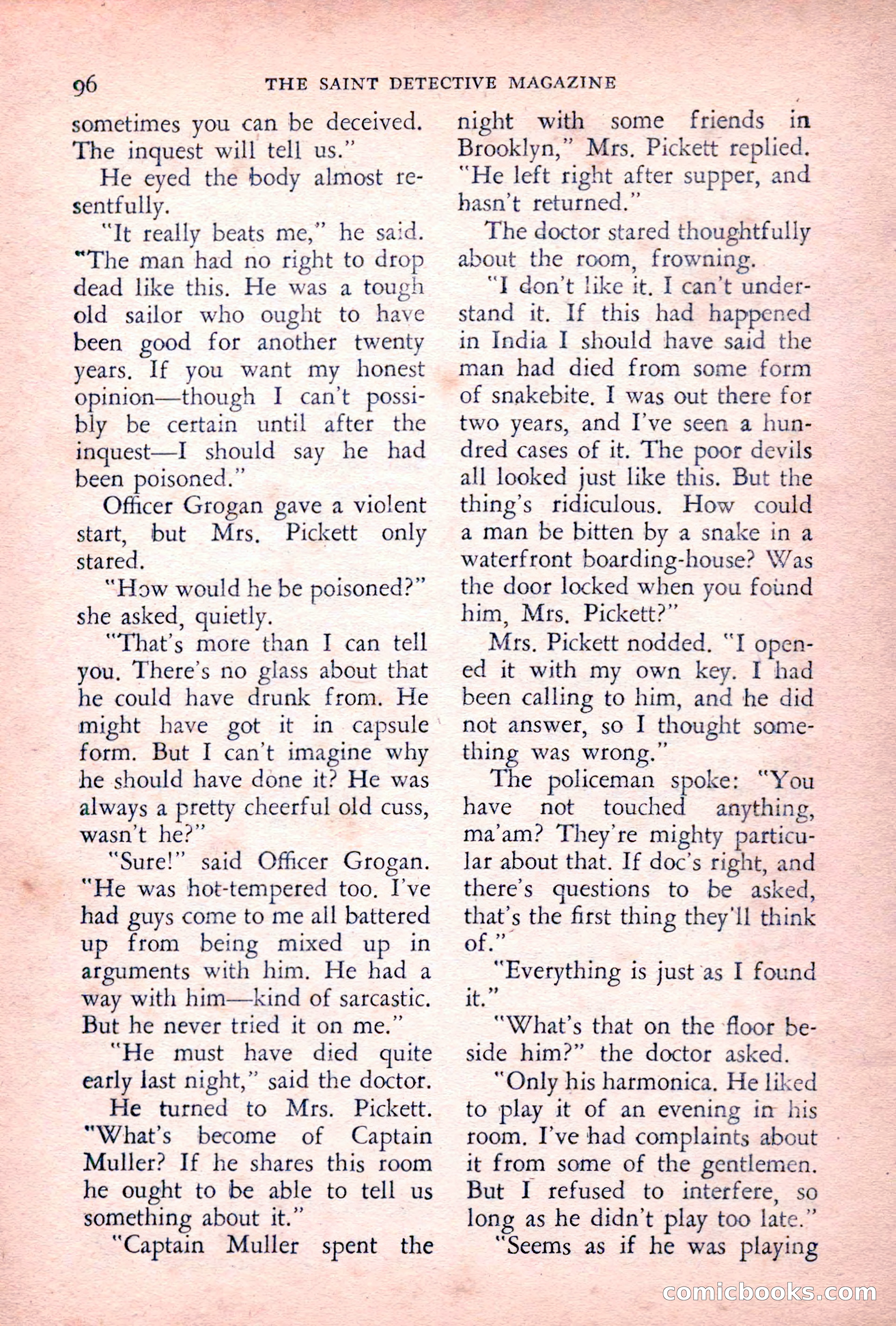 The Saint Detective Magazine, June 1955 — page 98 of 164