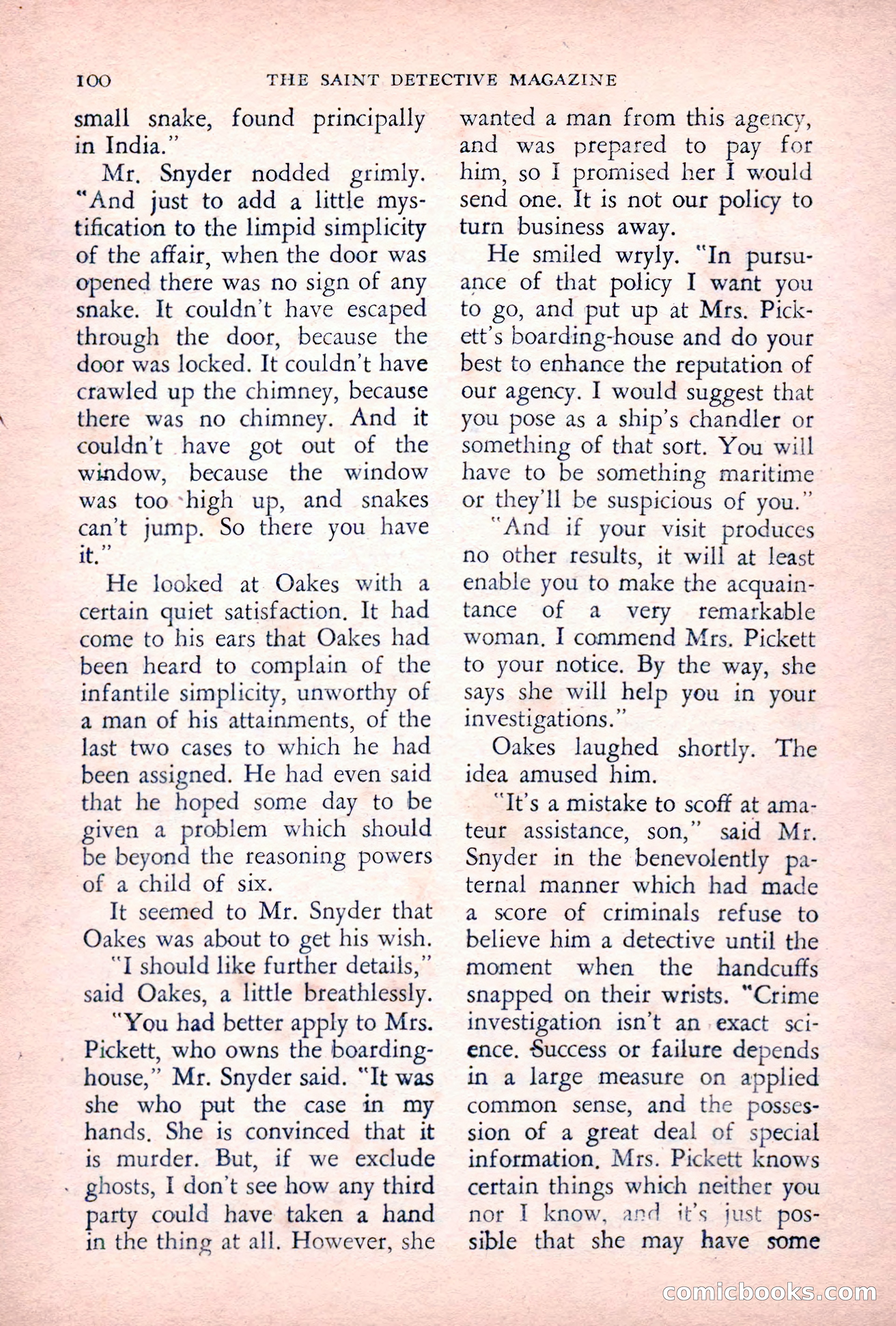 The Saint Detective Magazine, June 1955 — page 102 of 164