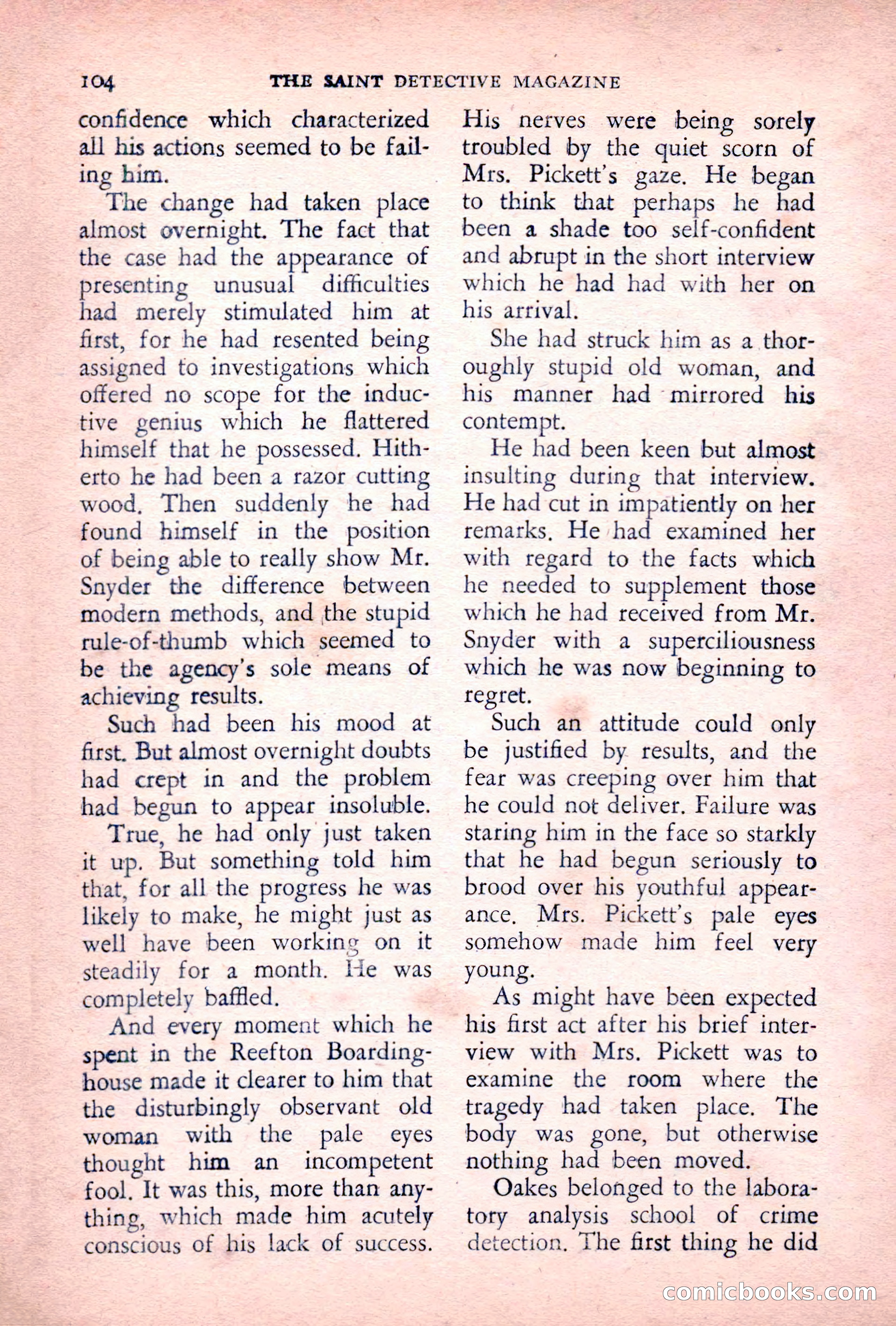 The Saint Detective Magazine, June 1955 — page 106 of 164
