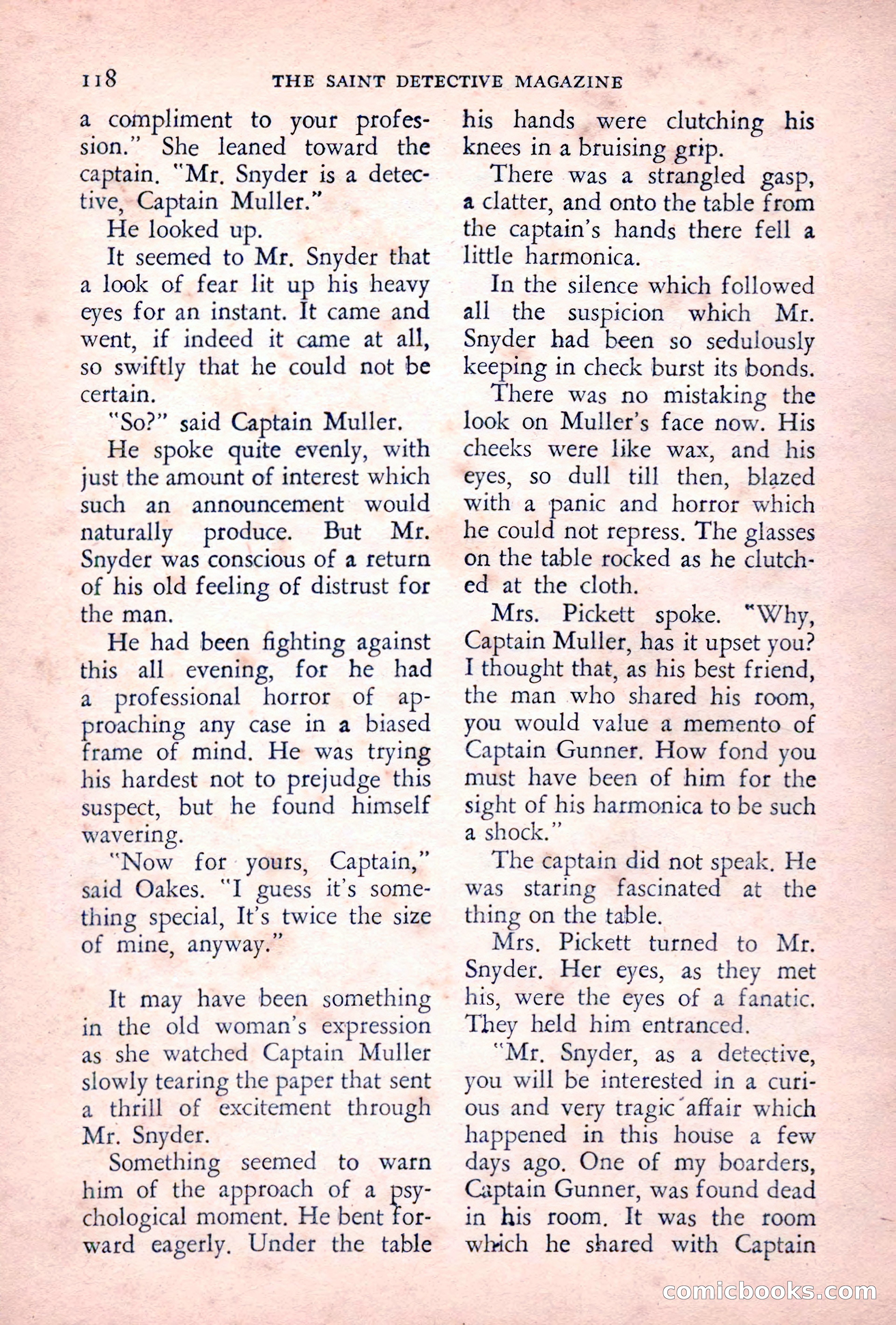 The Saint Detective Magazine, June 1955 — page 120 of 164
