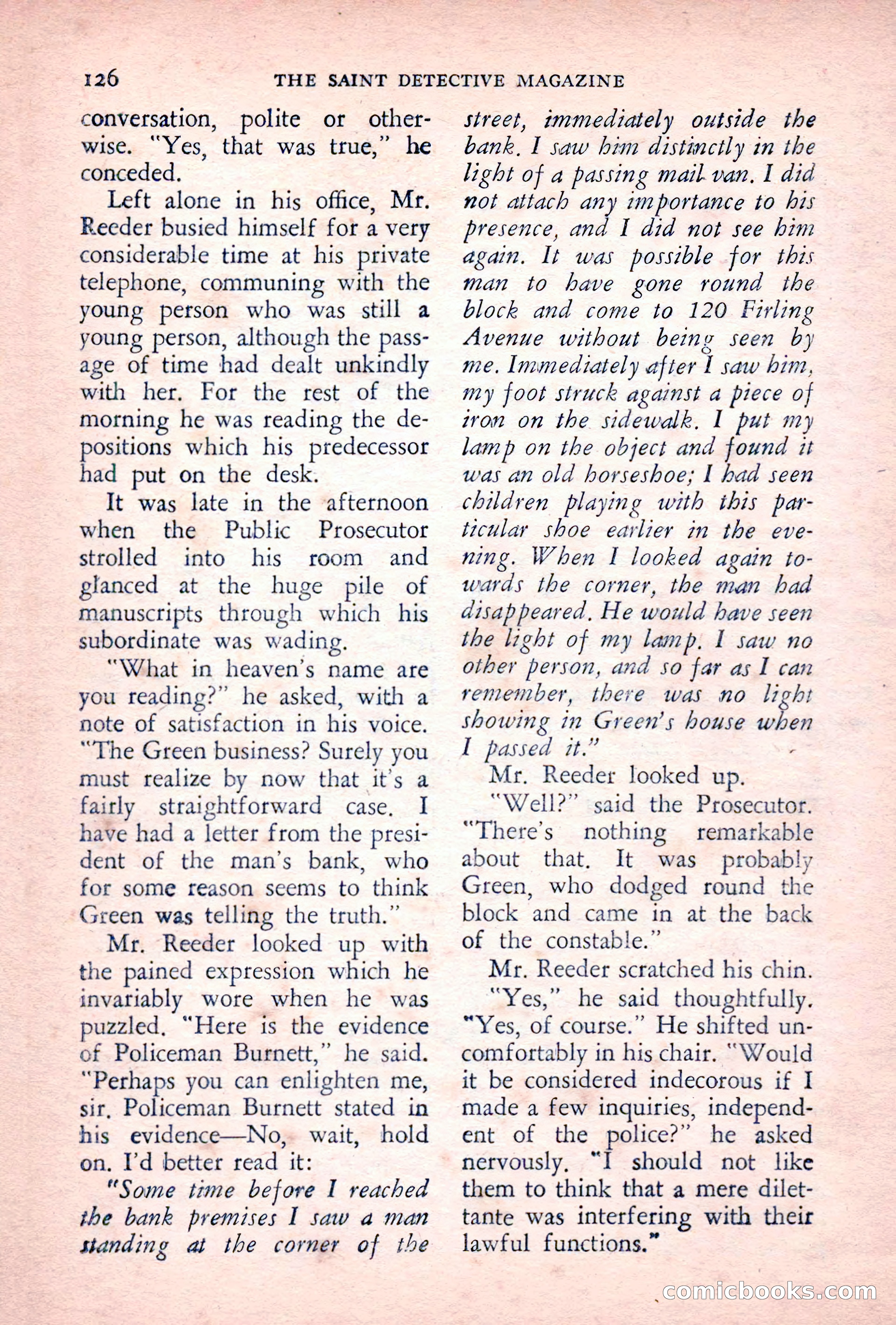 The Saint Detective Magazine, June 1955 — page 128 of 164