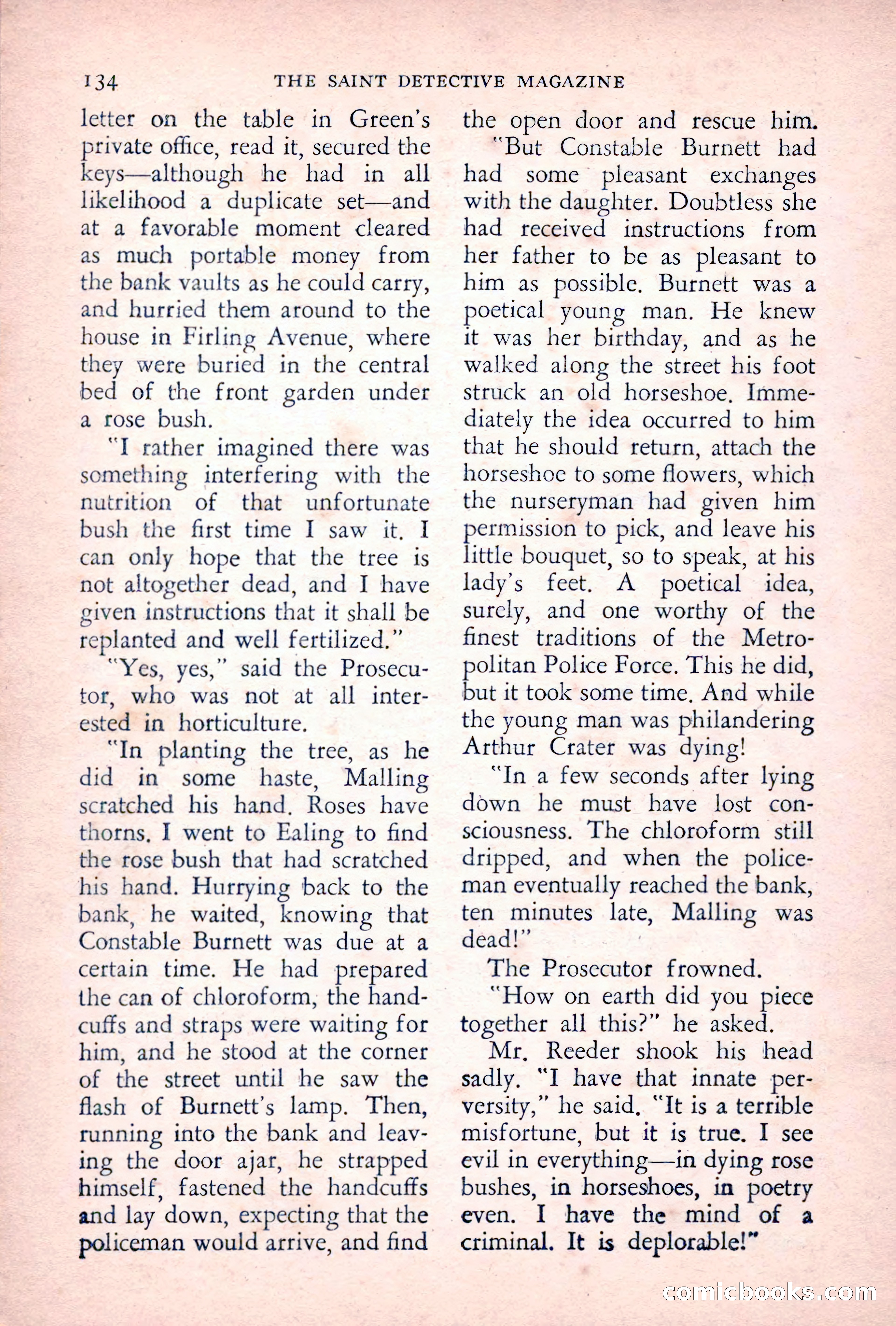 The Saint Detective Magazine, June 1955 — page 136 of 164