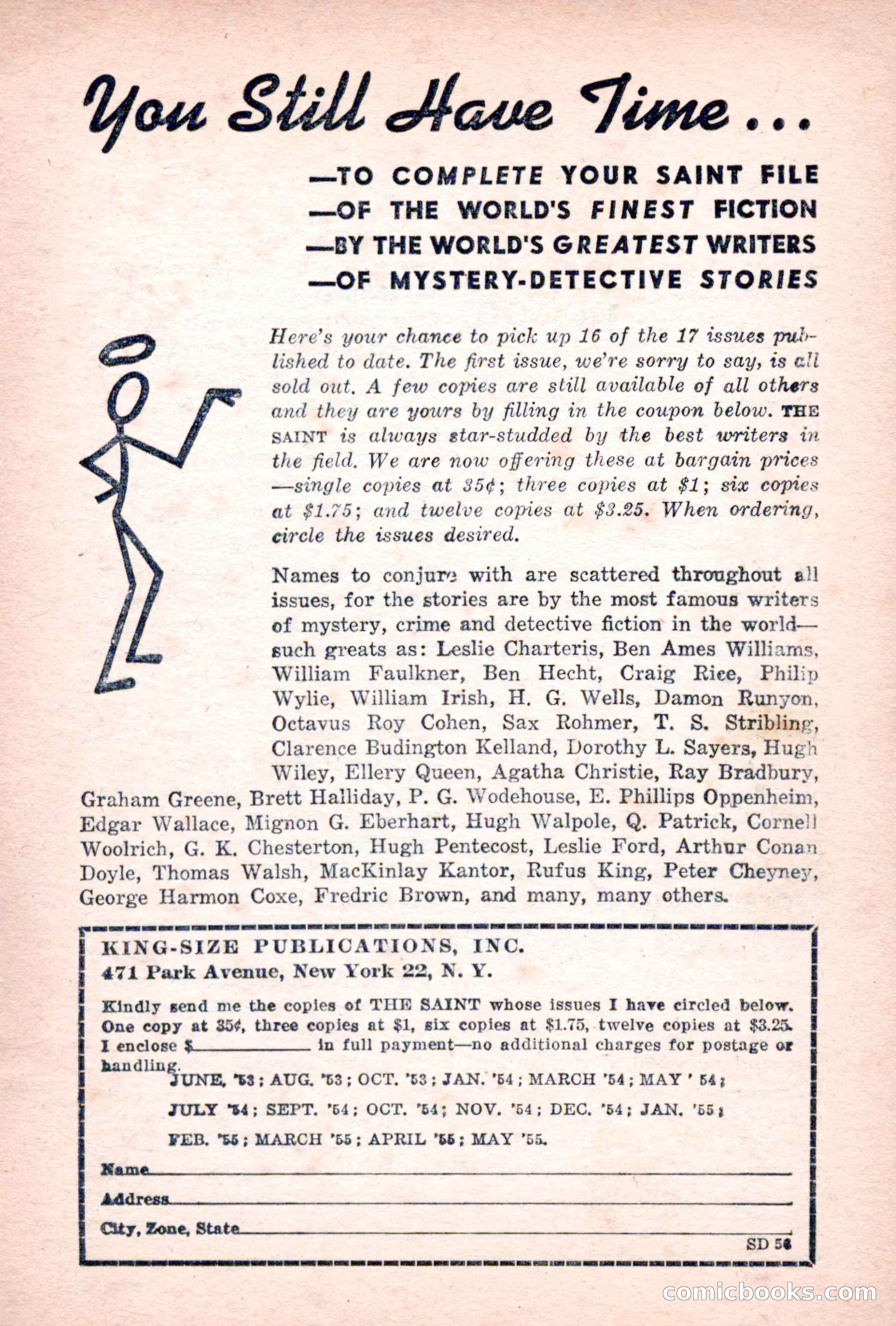 The Saint Detective Magazine, June 1955 — page 137 of 164