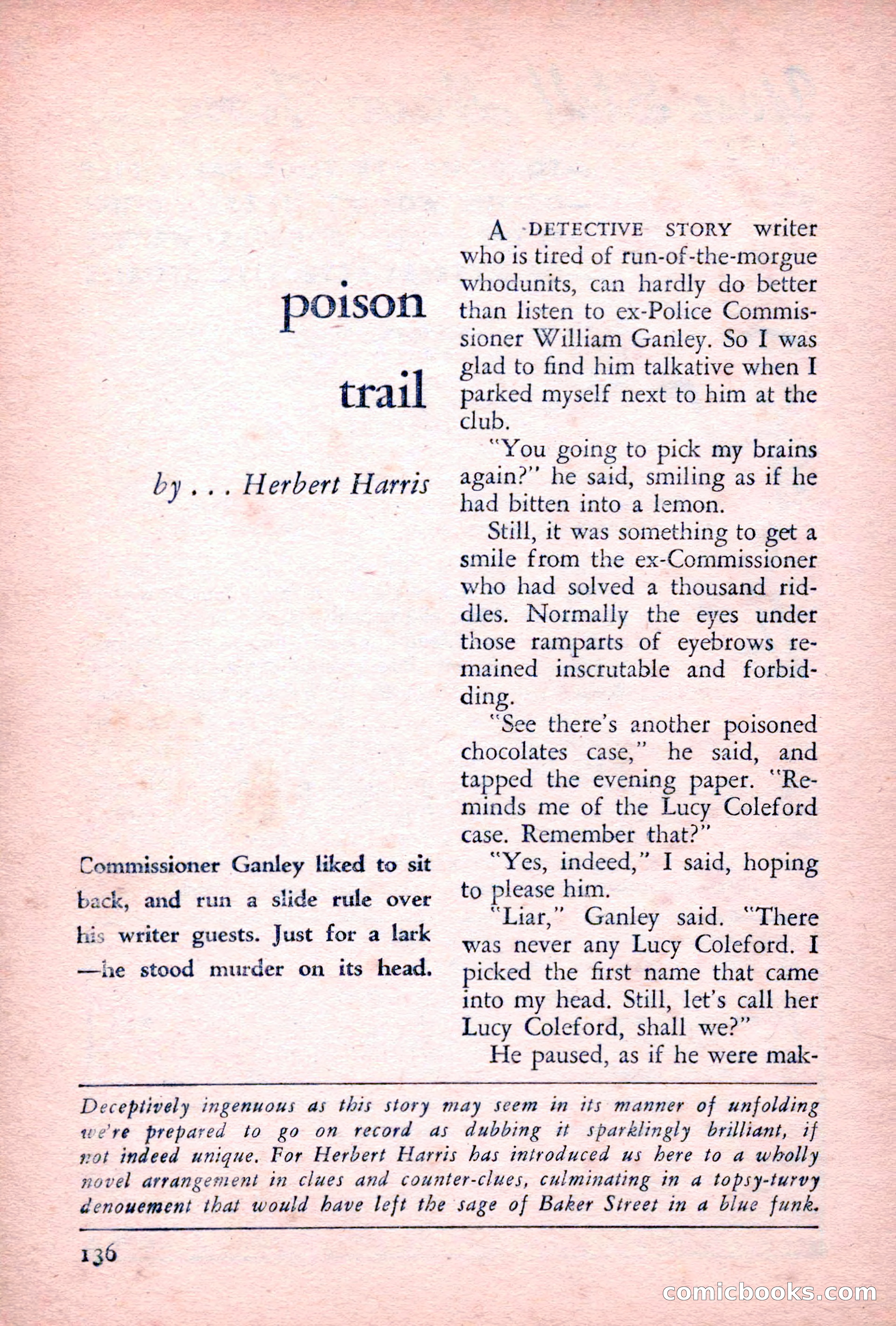 The Saint Detective Magazine, June 1955 — page 138 of 164