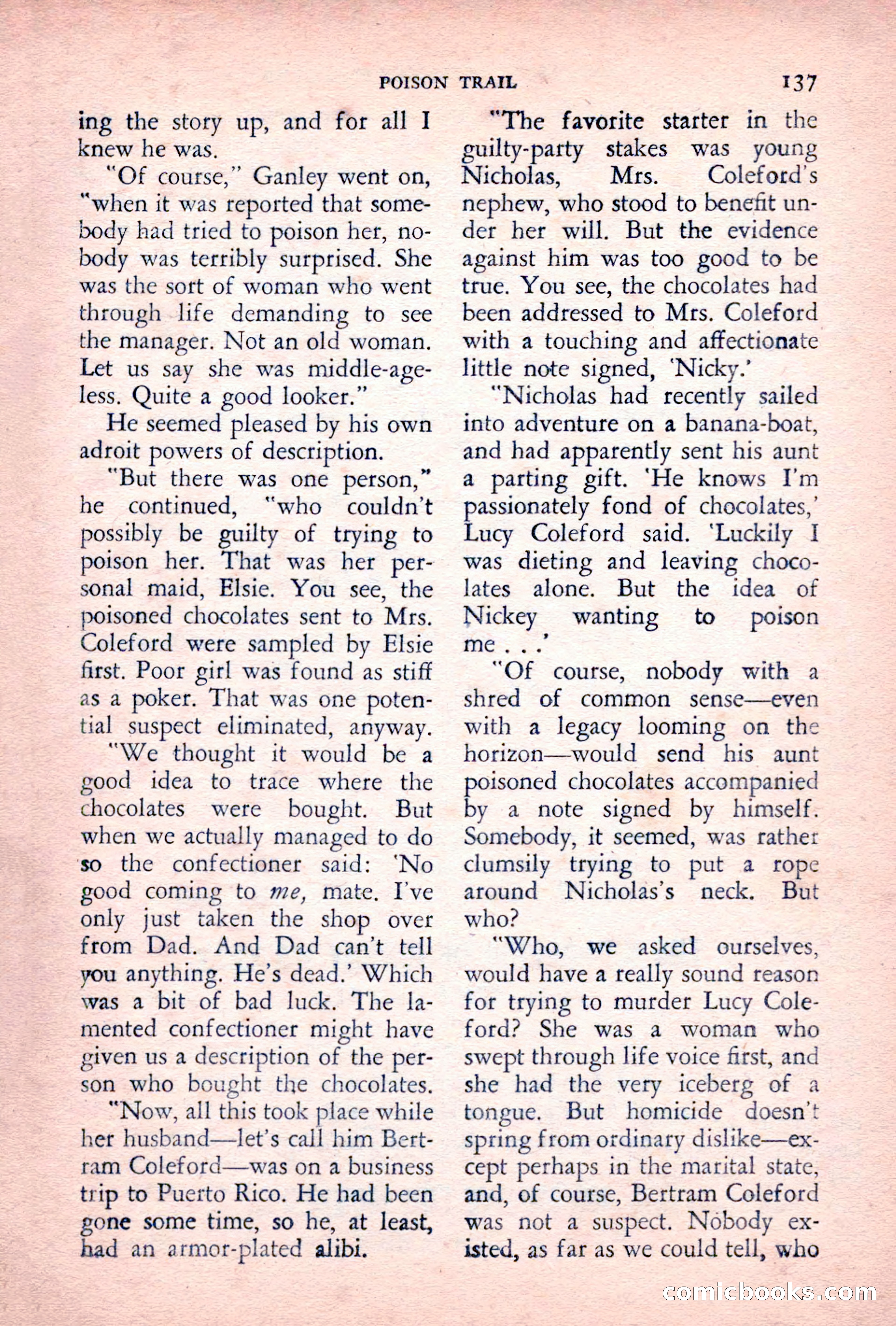 The Saint Detective Magazine, June 1955 — page 139 of 164