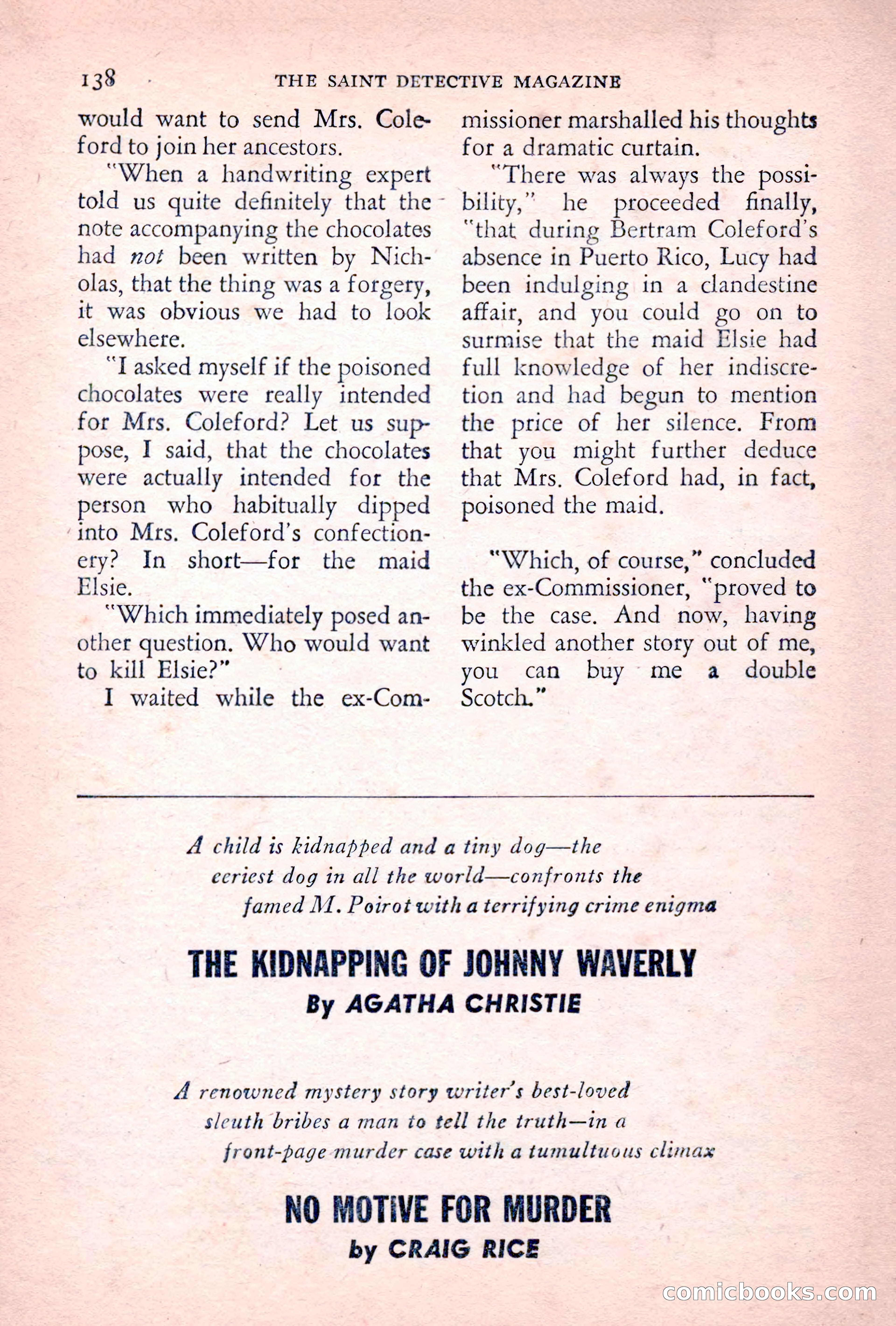 The Saint Detective Magazine, June 1955 — page 140 of 164