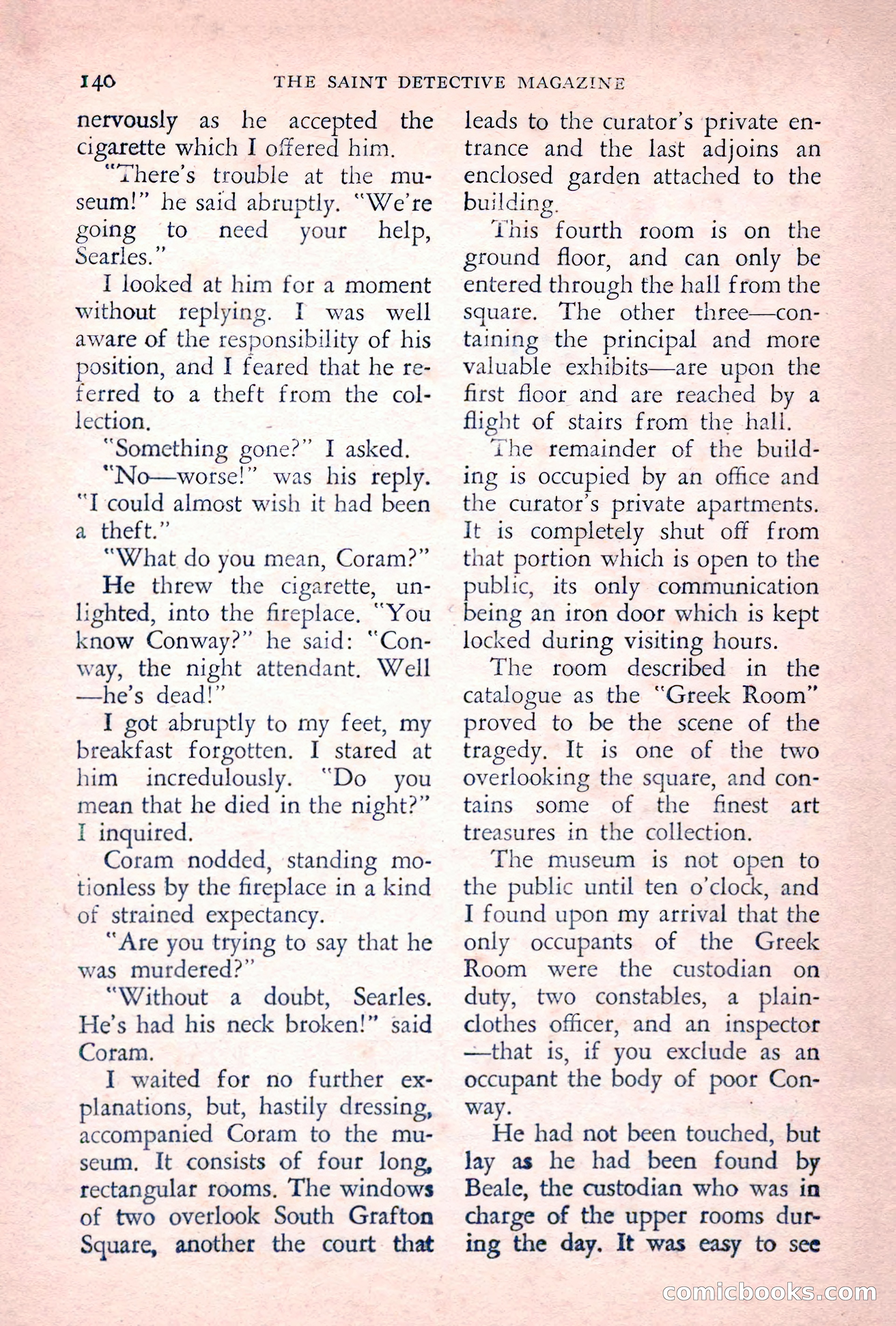 The Saint Detective Magazine, June 1955 — page 142 of 164