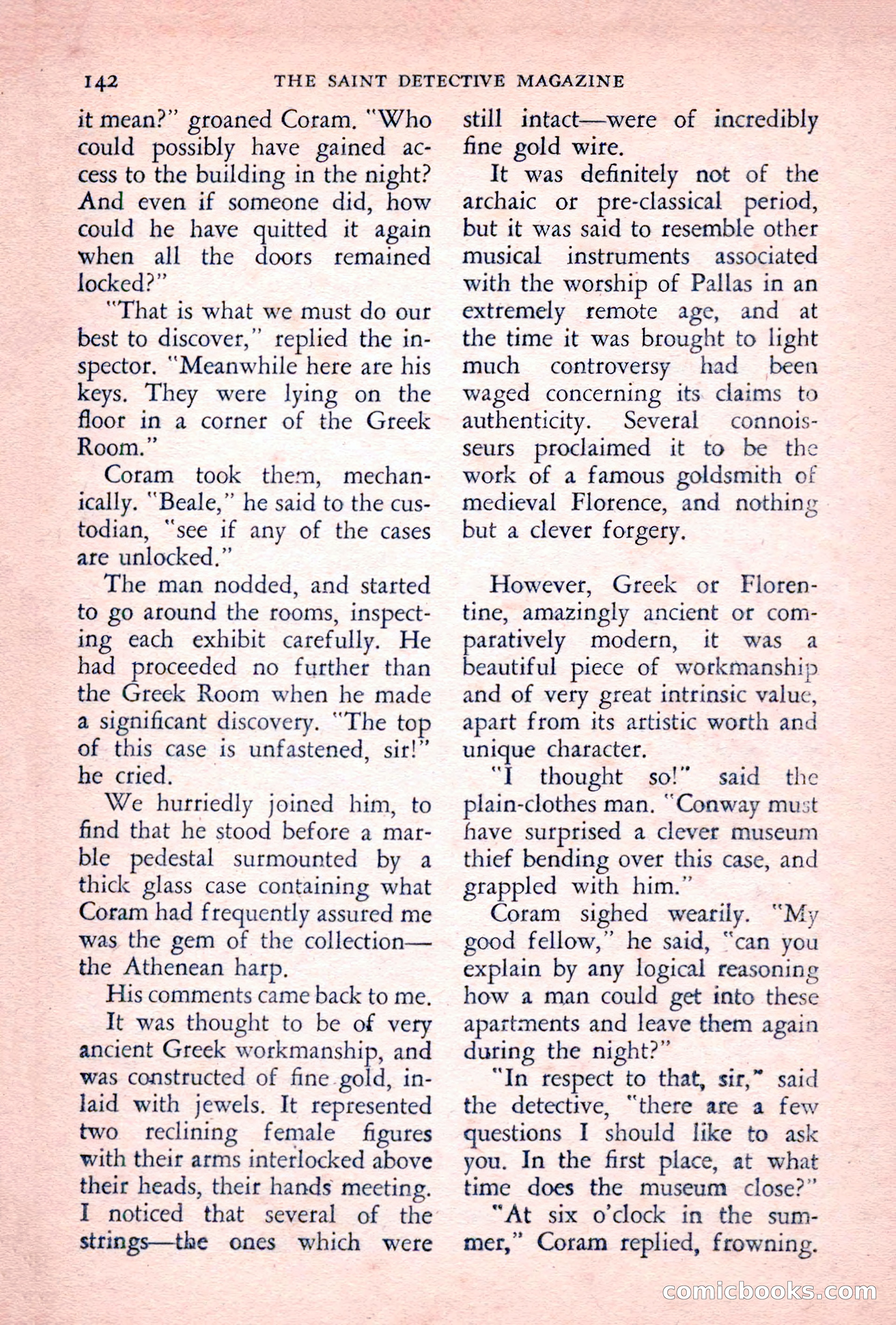 The Saint Detective Magazine, June 1955 — page 144 of 164