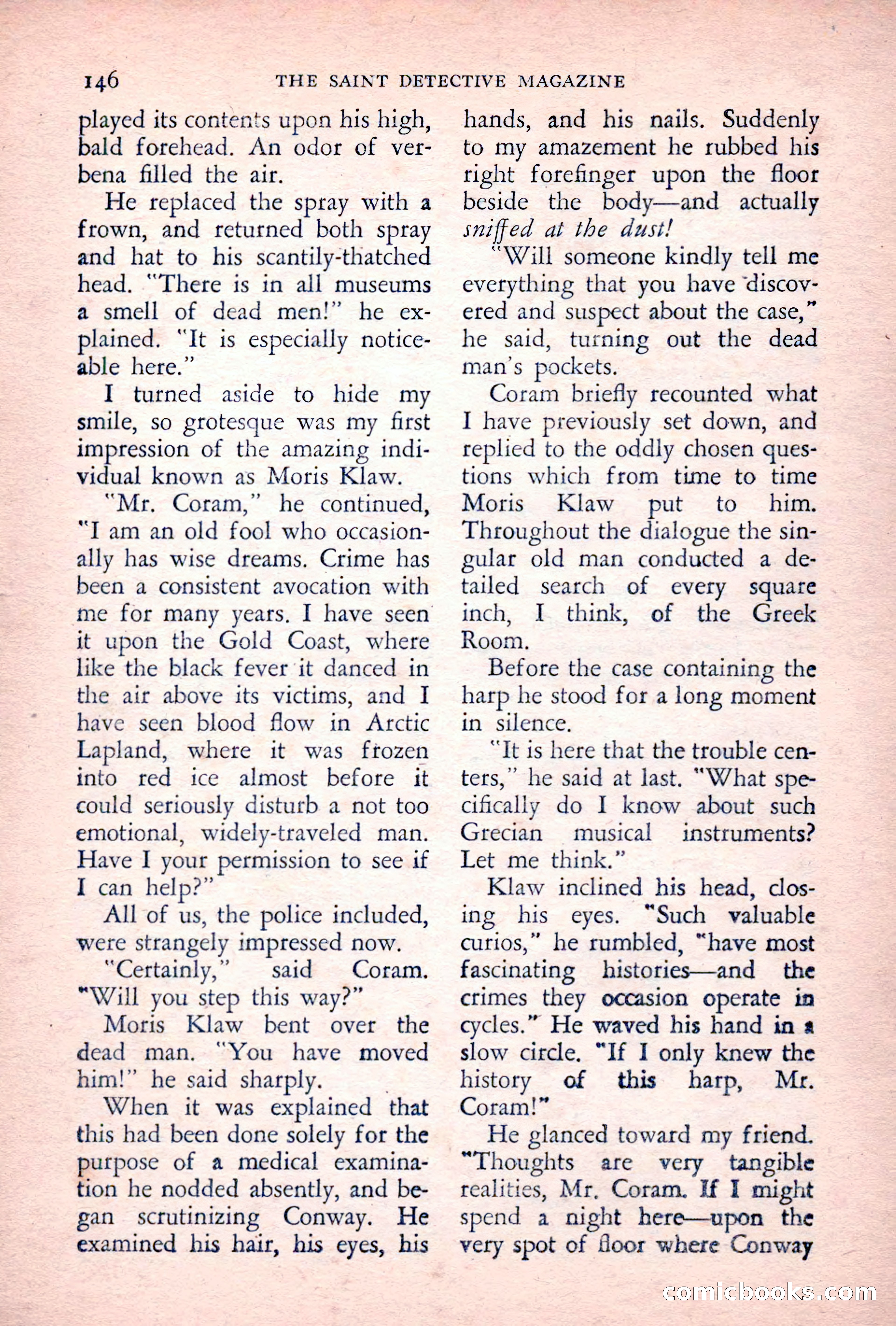The Saint Detective Magazine, June 1955 — page 148 of 164