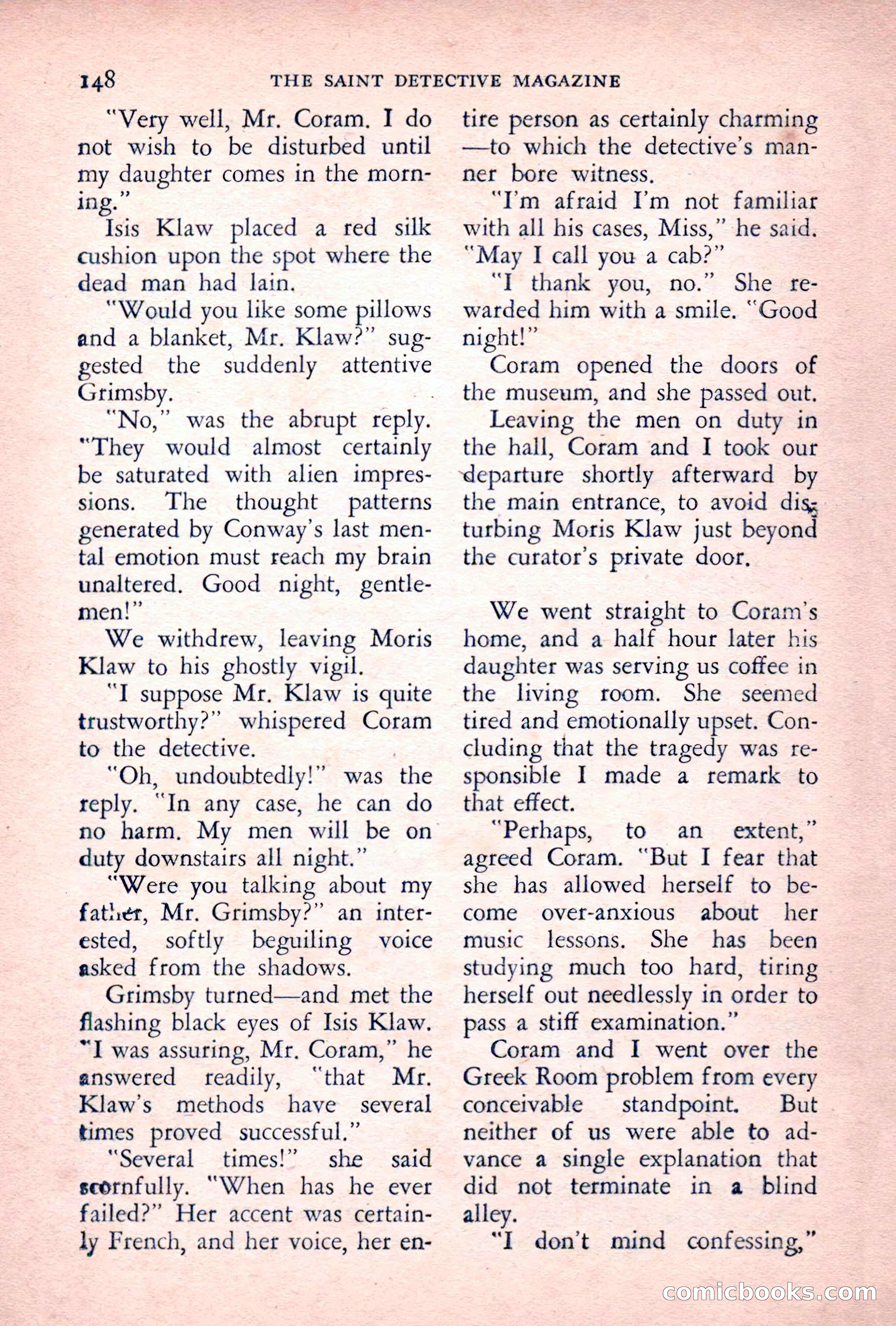 The Saint Detective Magazine, June 1955 — page 150 of 164