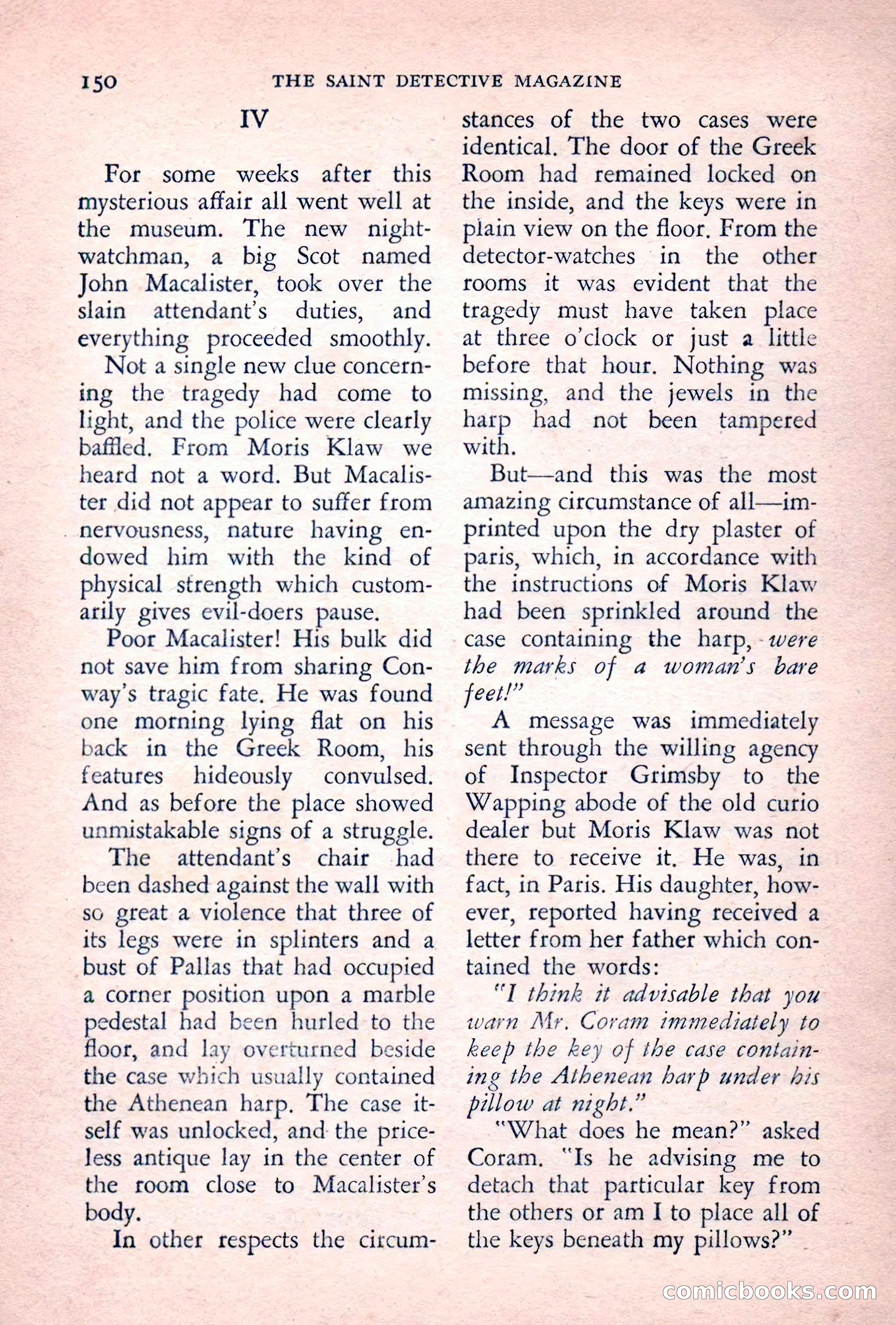 The Saint Detective Magazine, June 1955 — page 152 of 164