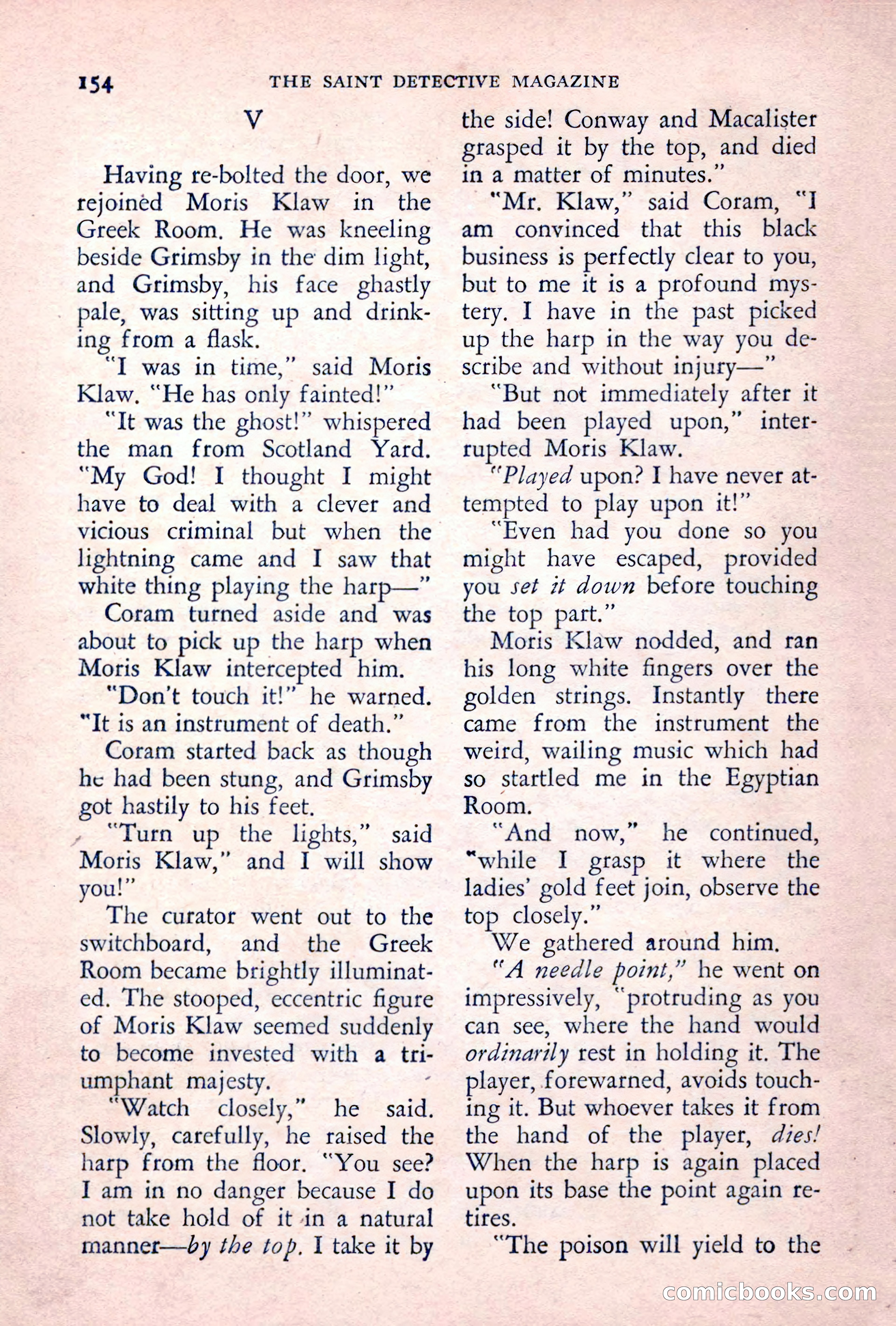 The Saint Detective Magazine, June 1955 — page 156 of 164