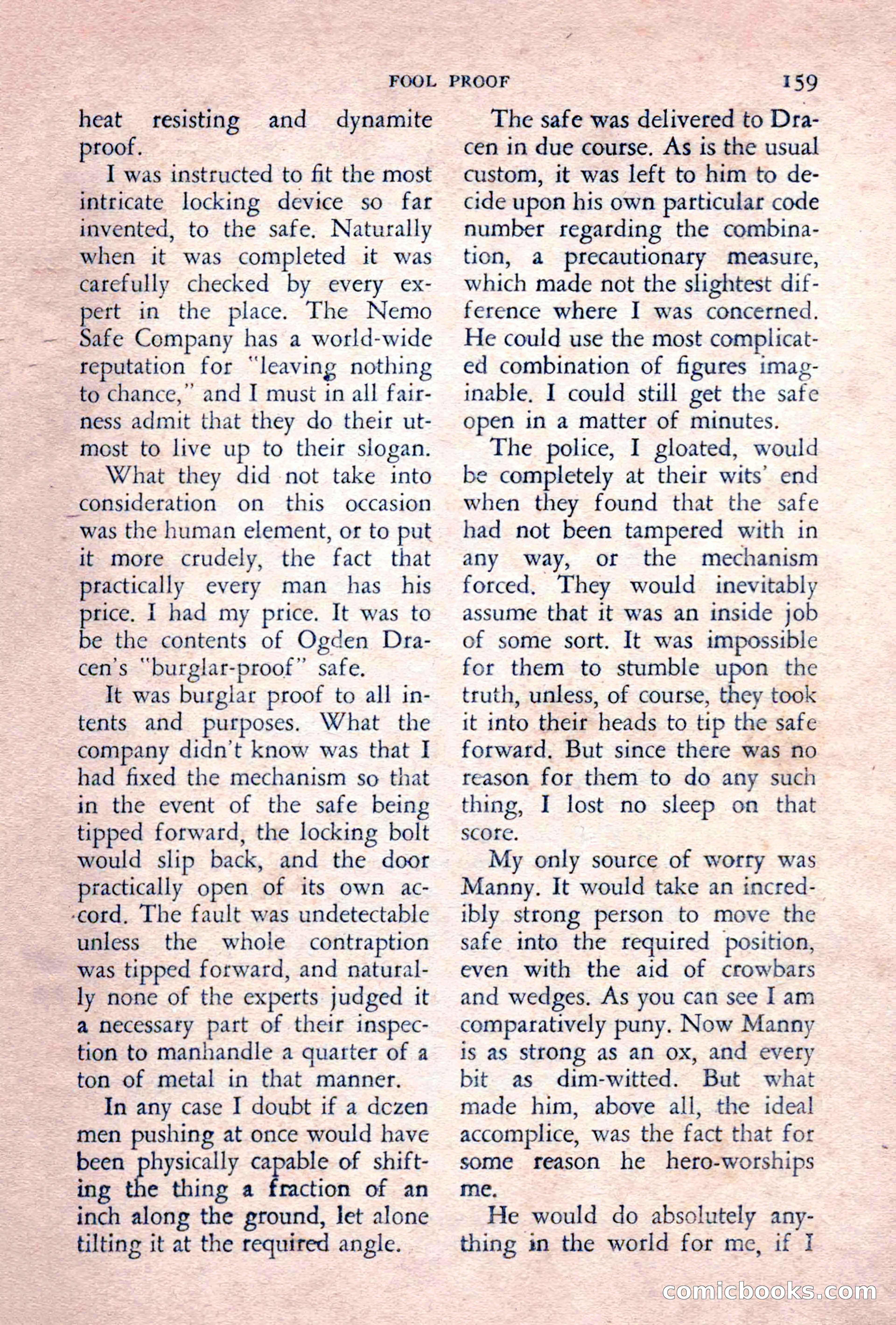 The Saint Detective Magazine, June 1955 — page 161 of 164