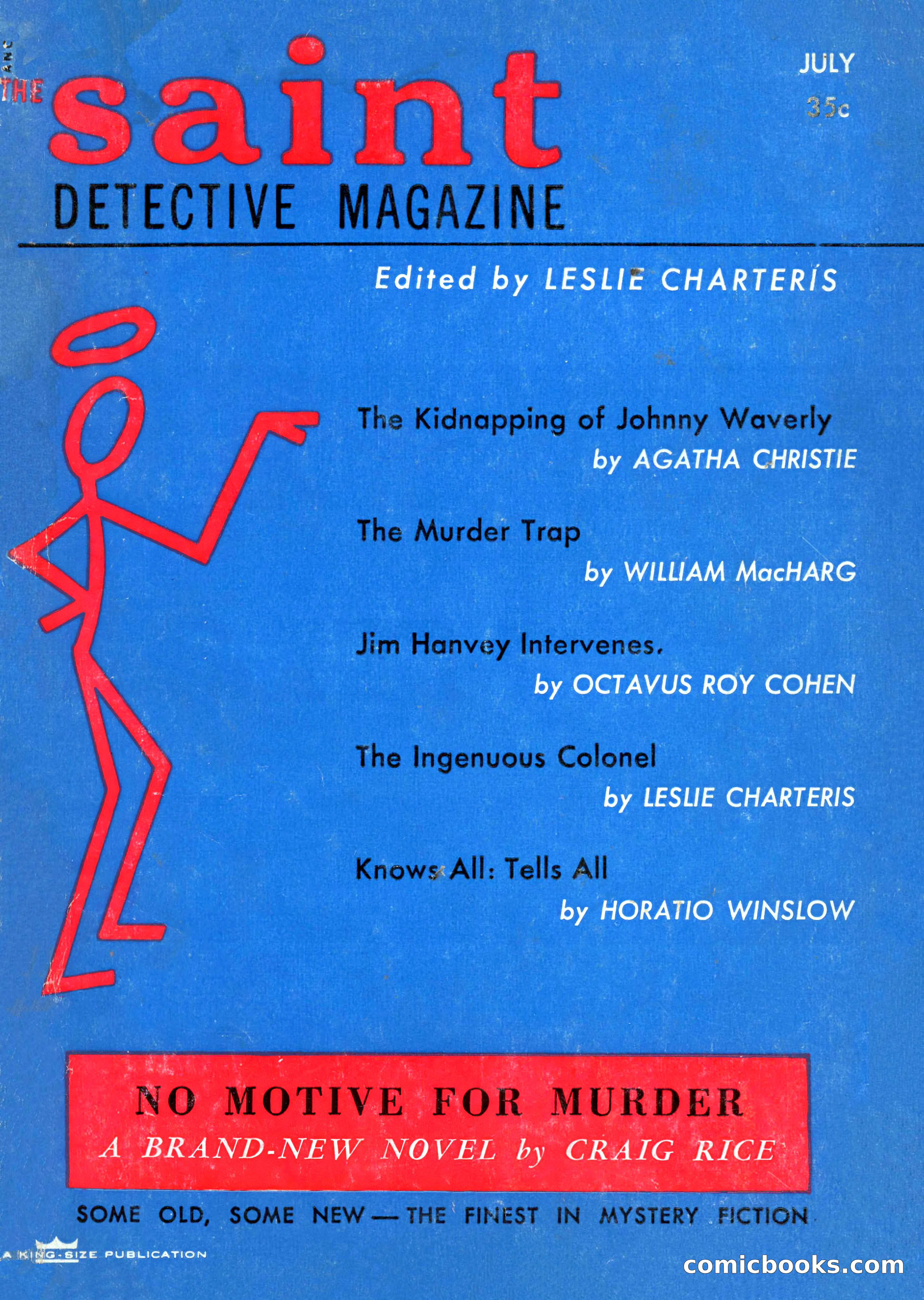 The Saint Detective Magazine, July 1955