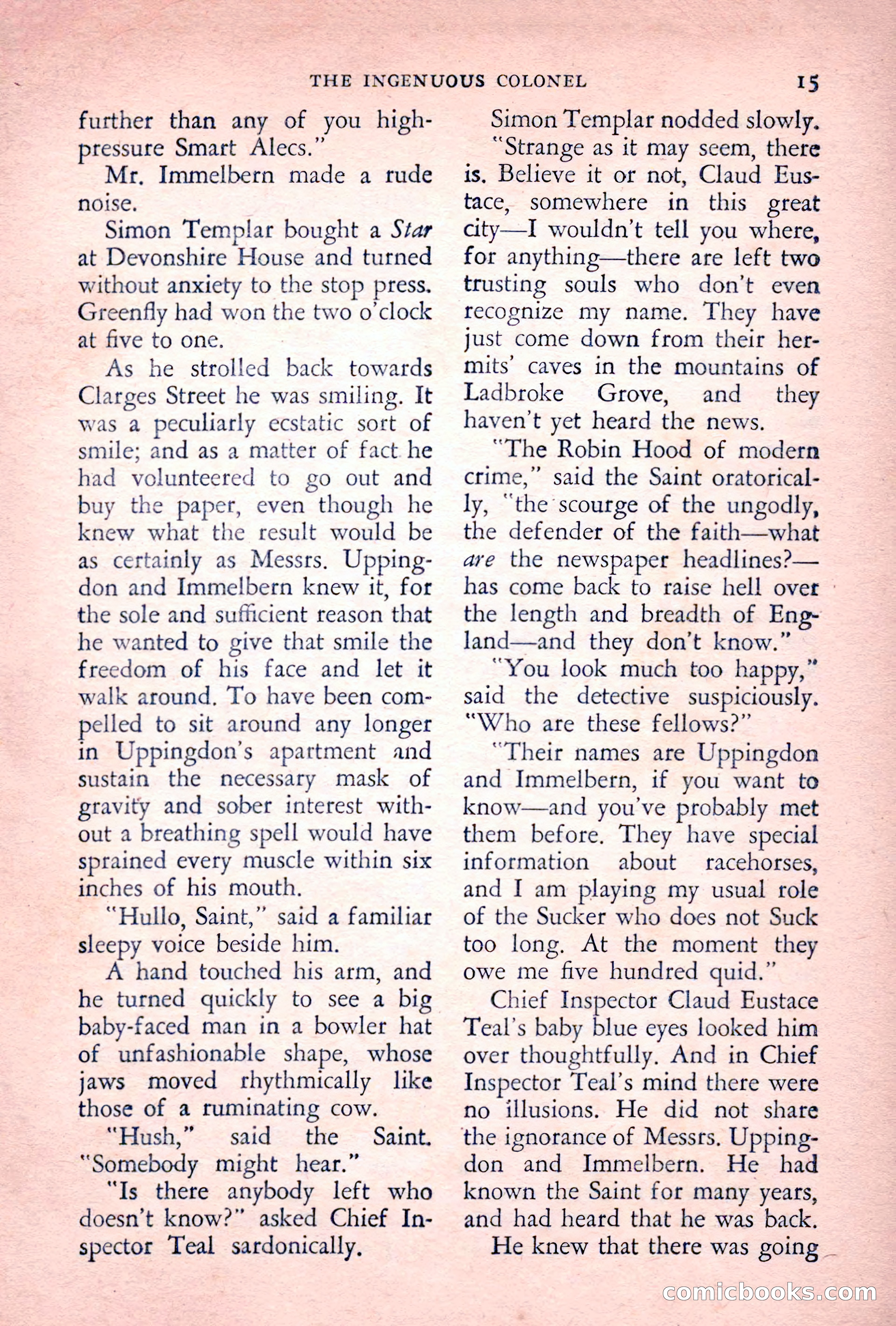 The Saint Detective Magazine, July 1955 — page 17 of 164