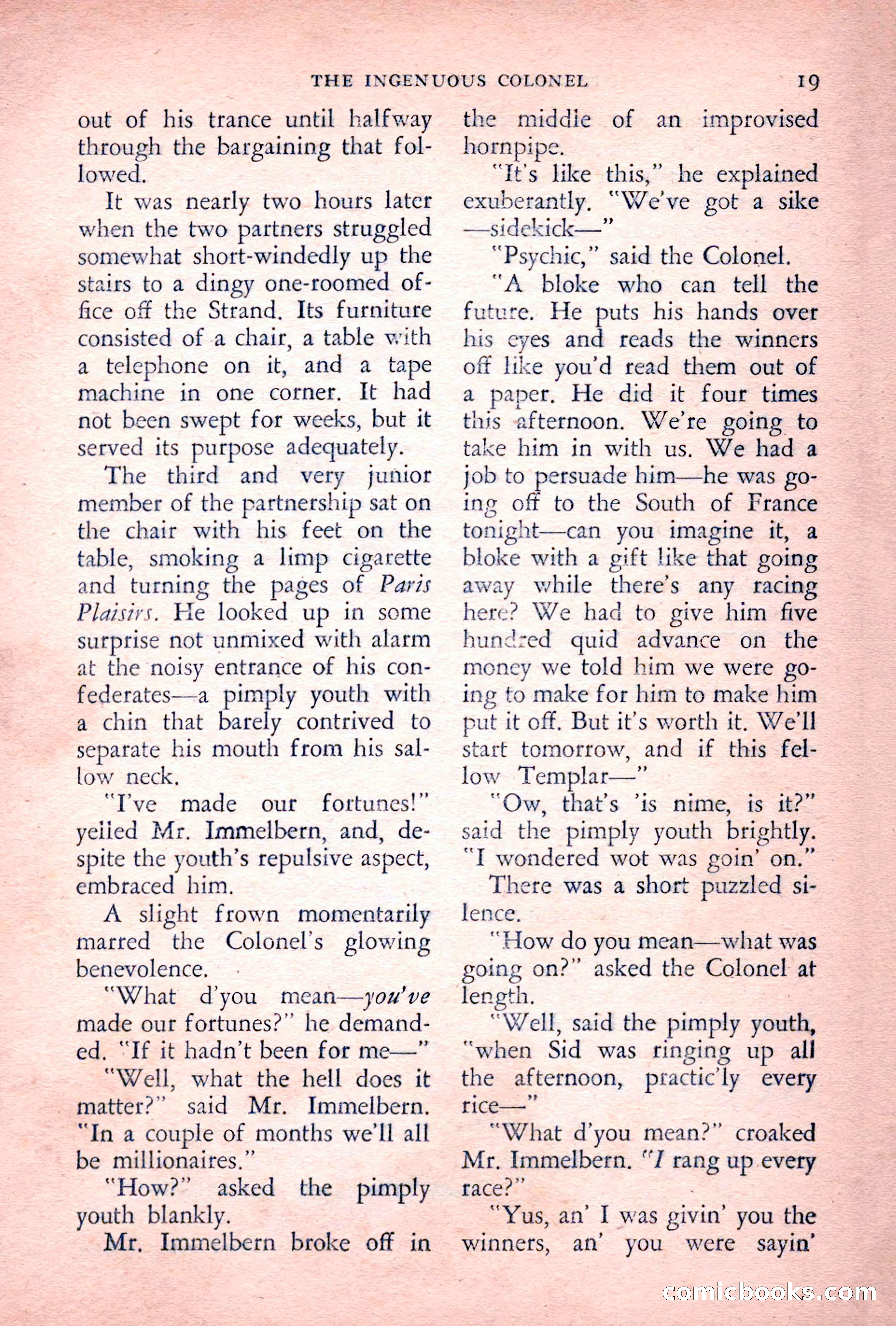 The Saint Detective Magazine, July 1955 — page 21 of 164