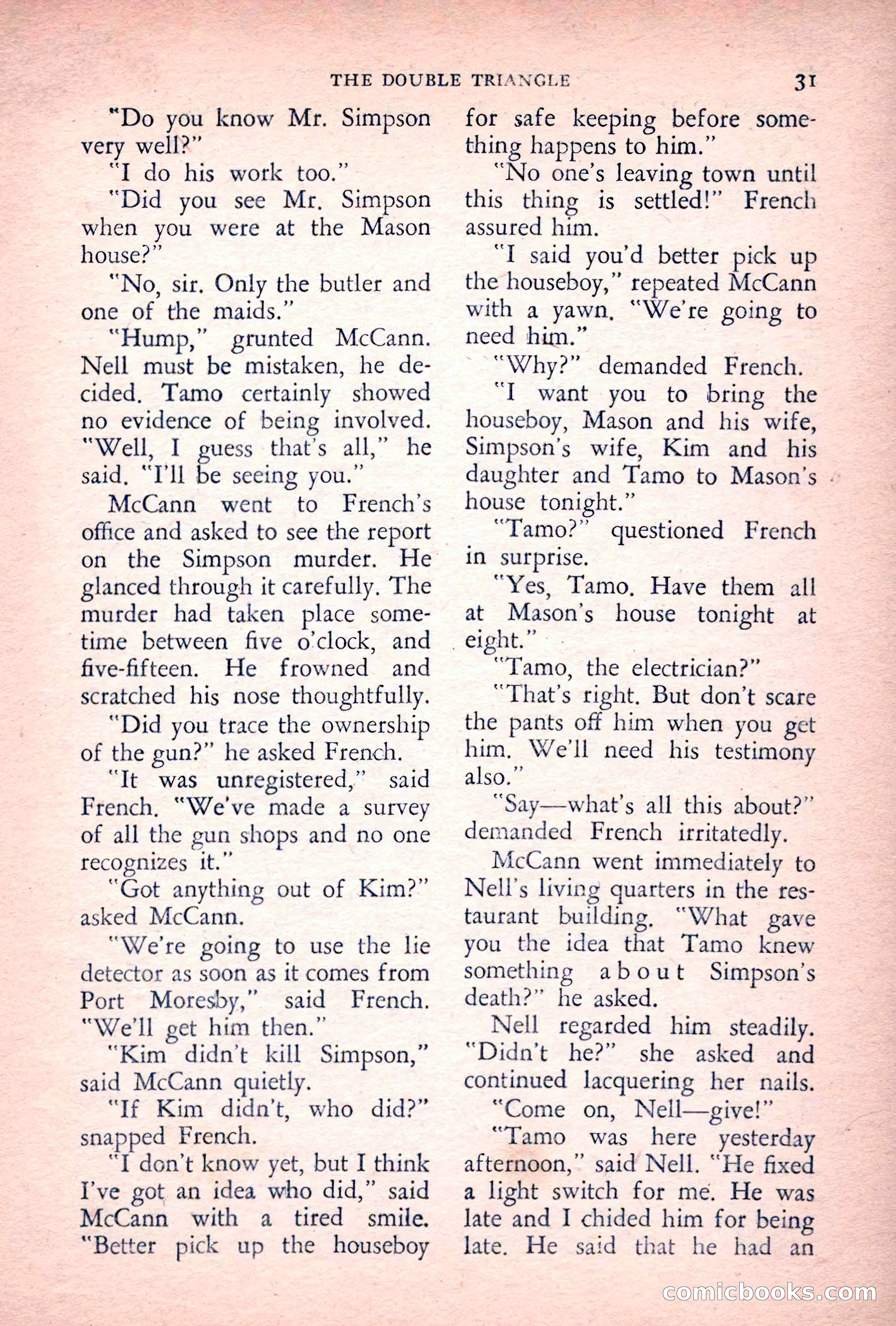 The Saint Detective Magazine, July 1955 — page 33 of 164