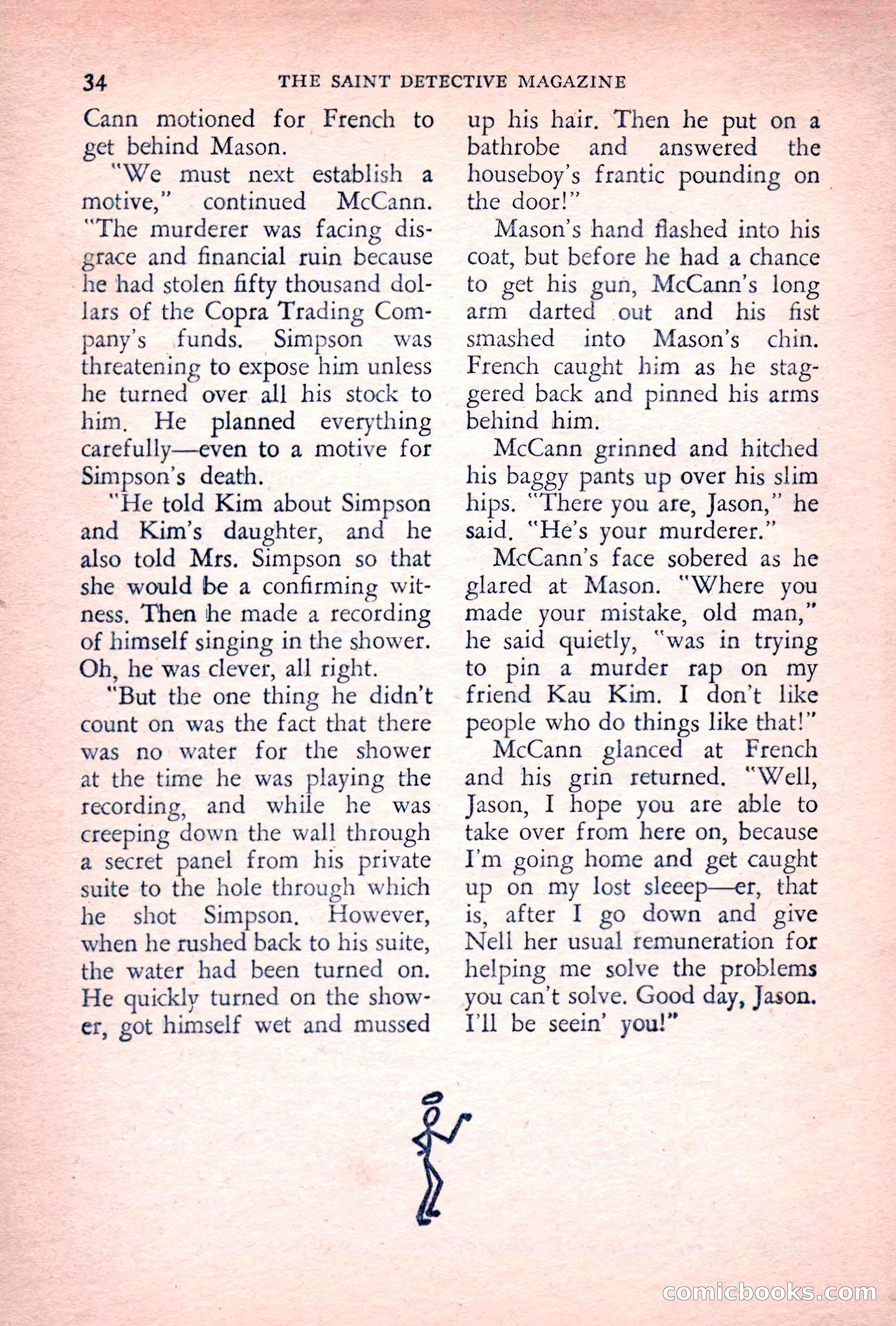 The Saint Detective Magazine, July 1955 — page 36 of 164