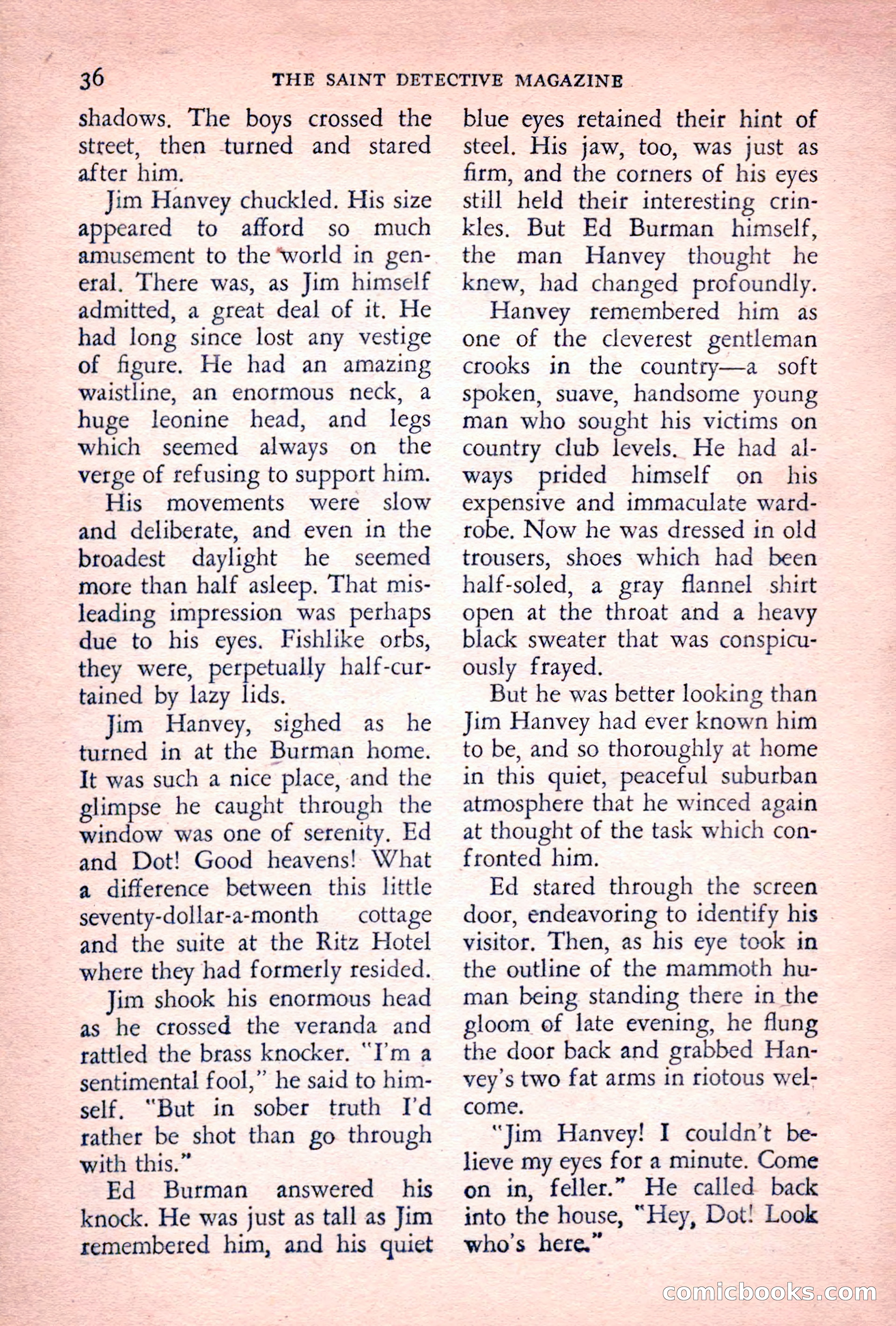 The Saint Detective Magazine, July 1955 — page 38 of 164