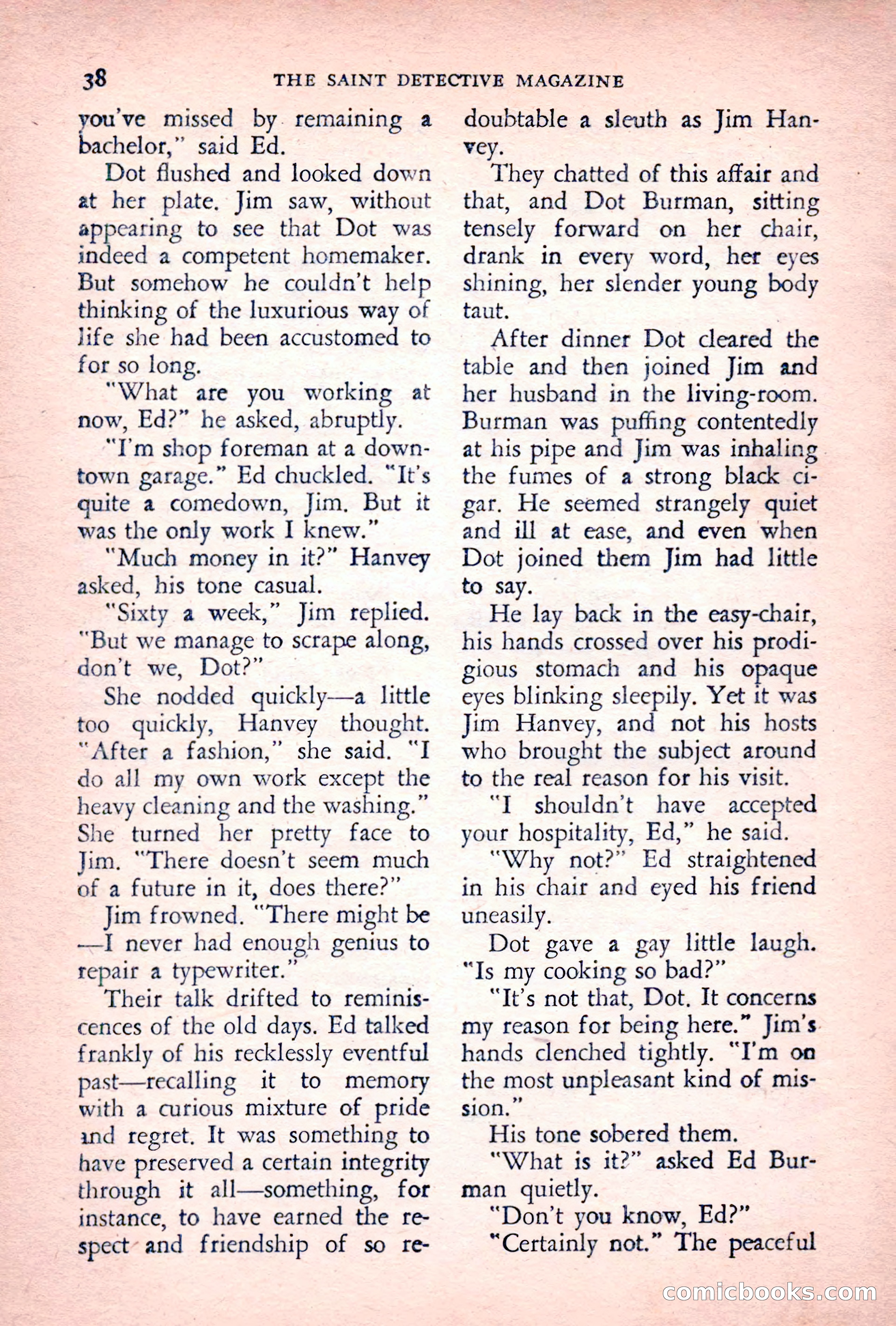 The Saint Detective Magazine, July 1955 — page 40 of 164