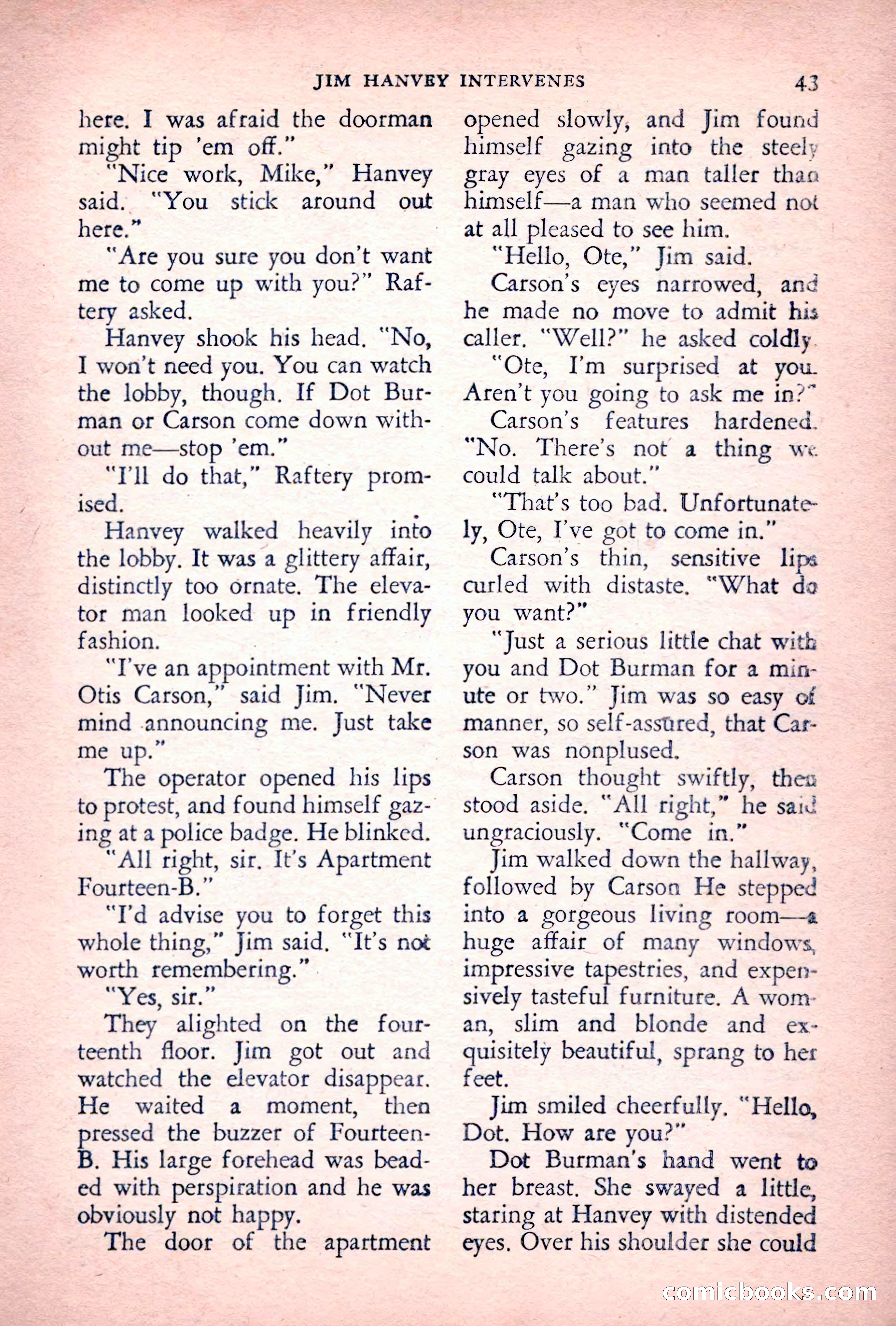 The Saint Detective Magazine, July 1955 — page 45 of 164