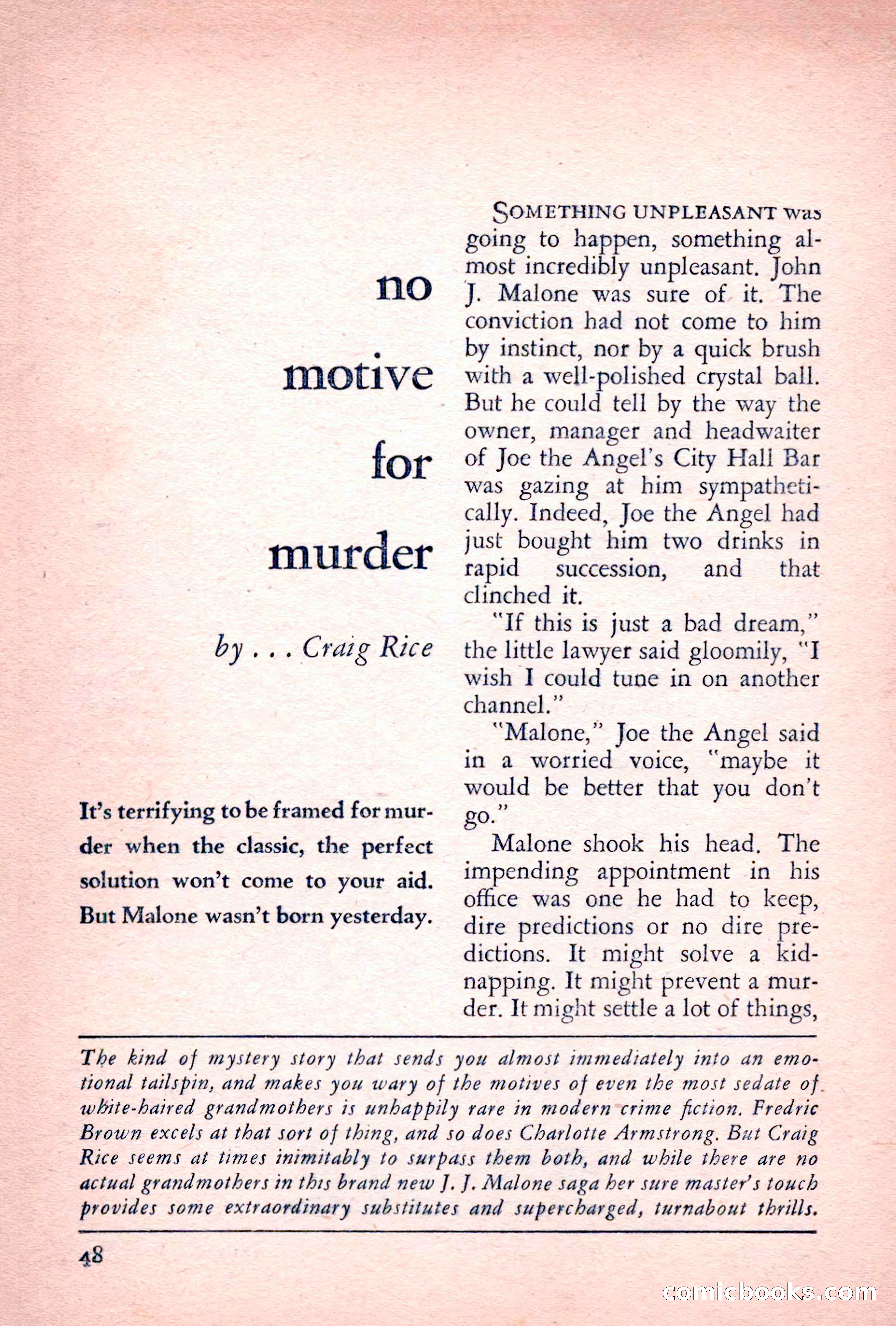 The Saint Detective Magazine, July 1955 — page 50 of 164