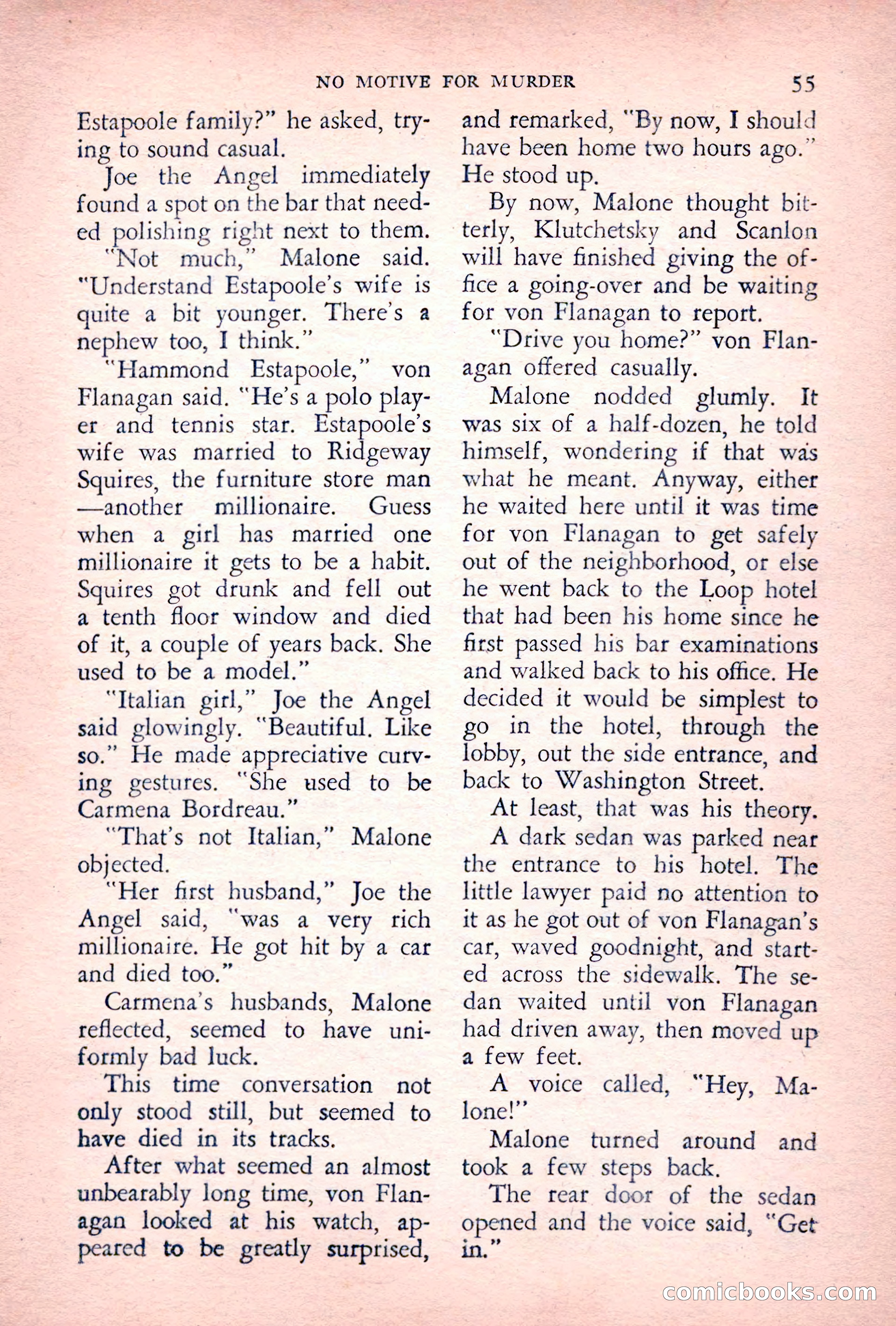 The Saint Detective Magazine, July 1955 — page 57 of 164