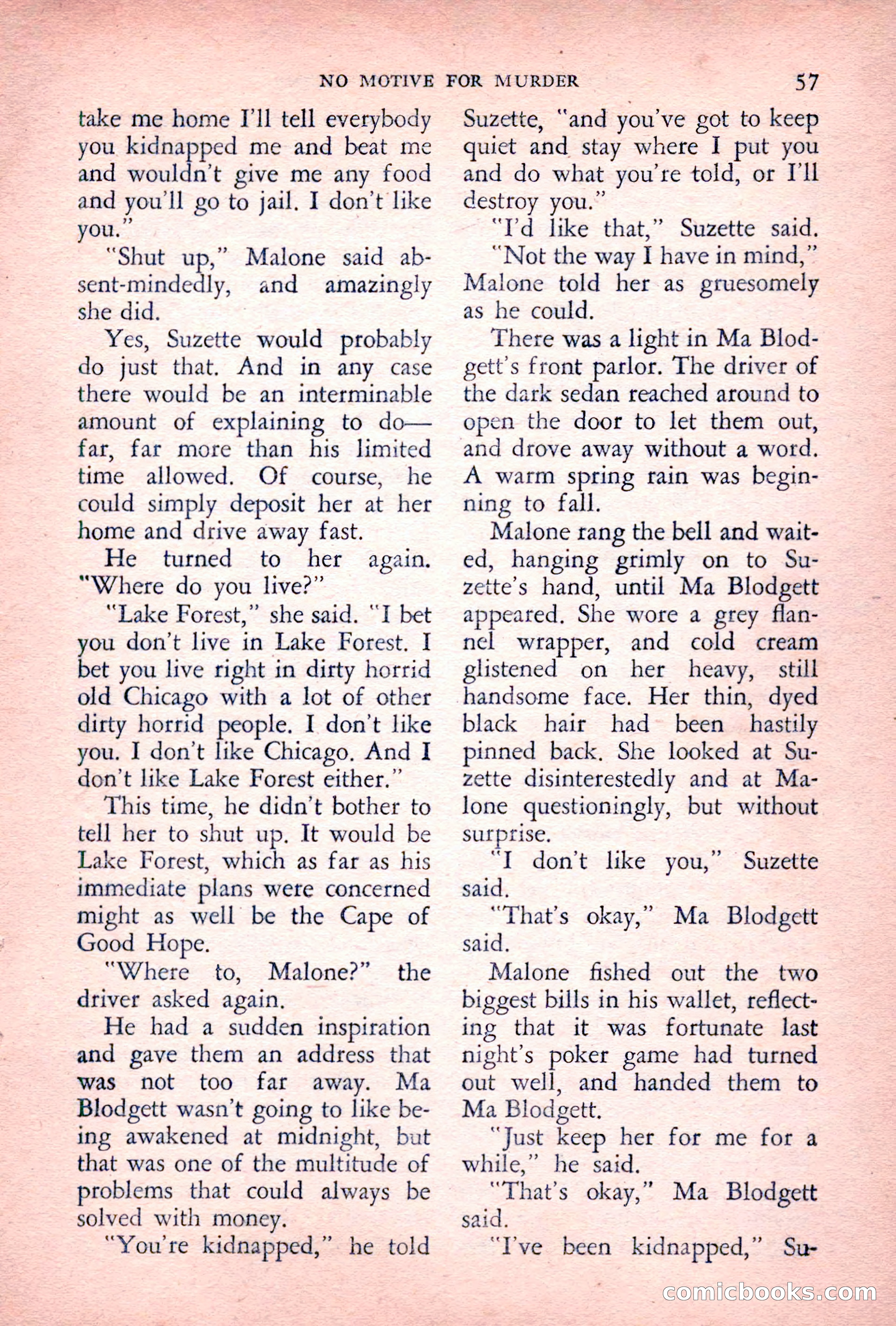 The Saint Detective Magazine, July 1955 — page 59 of 164