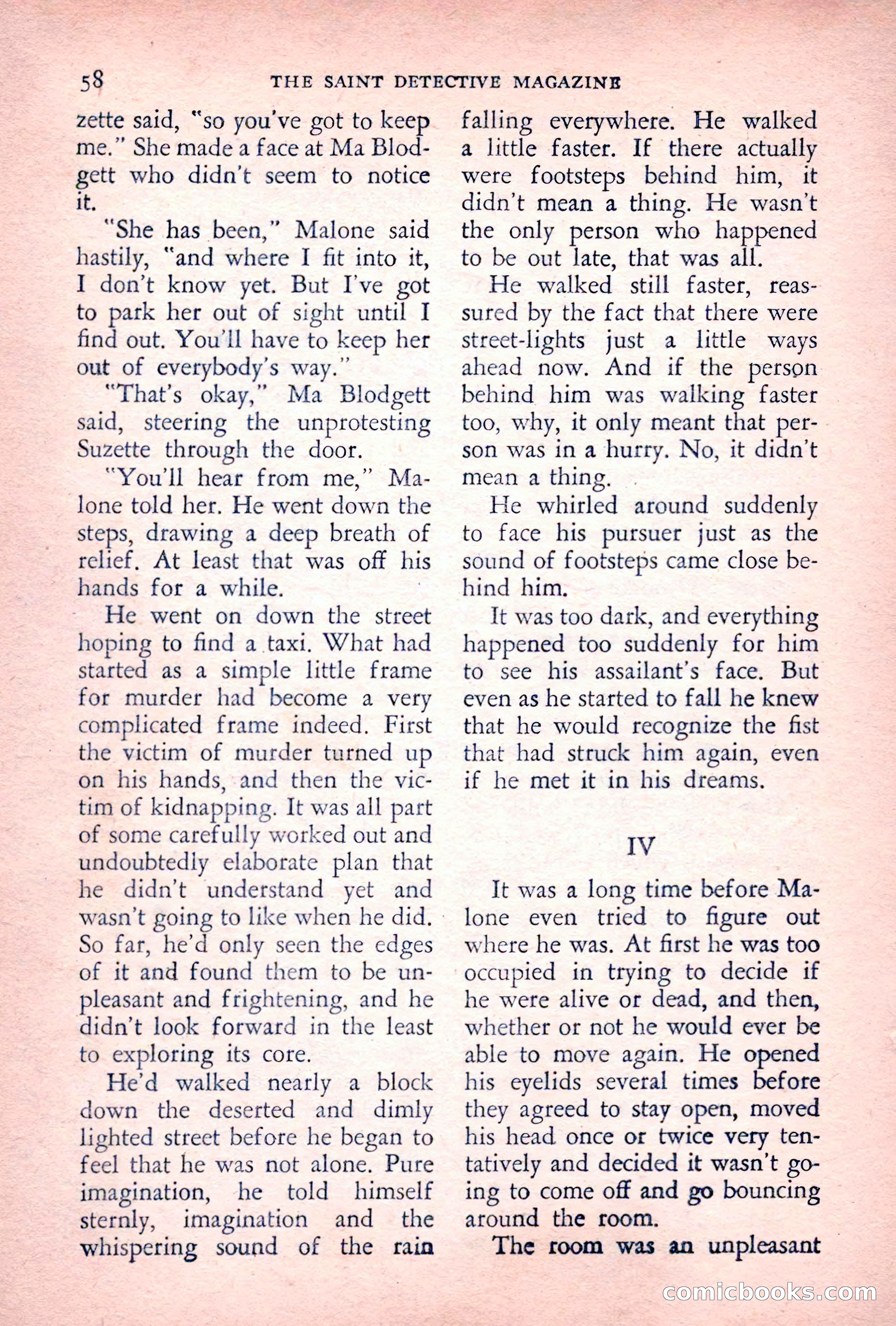 The Saint Detective Magazine, July 1955 — page 60 of 164