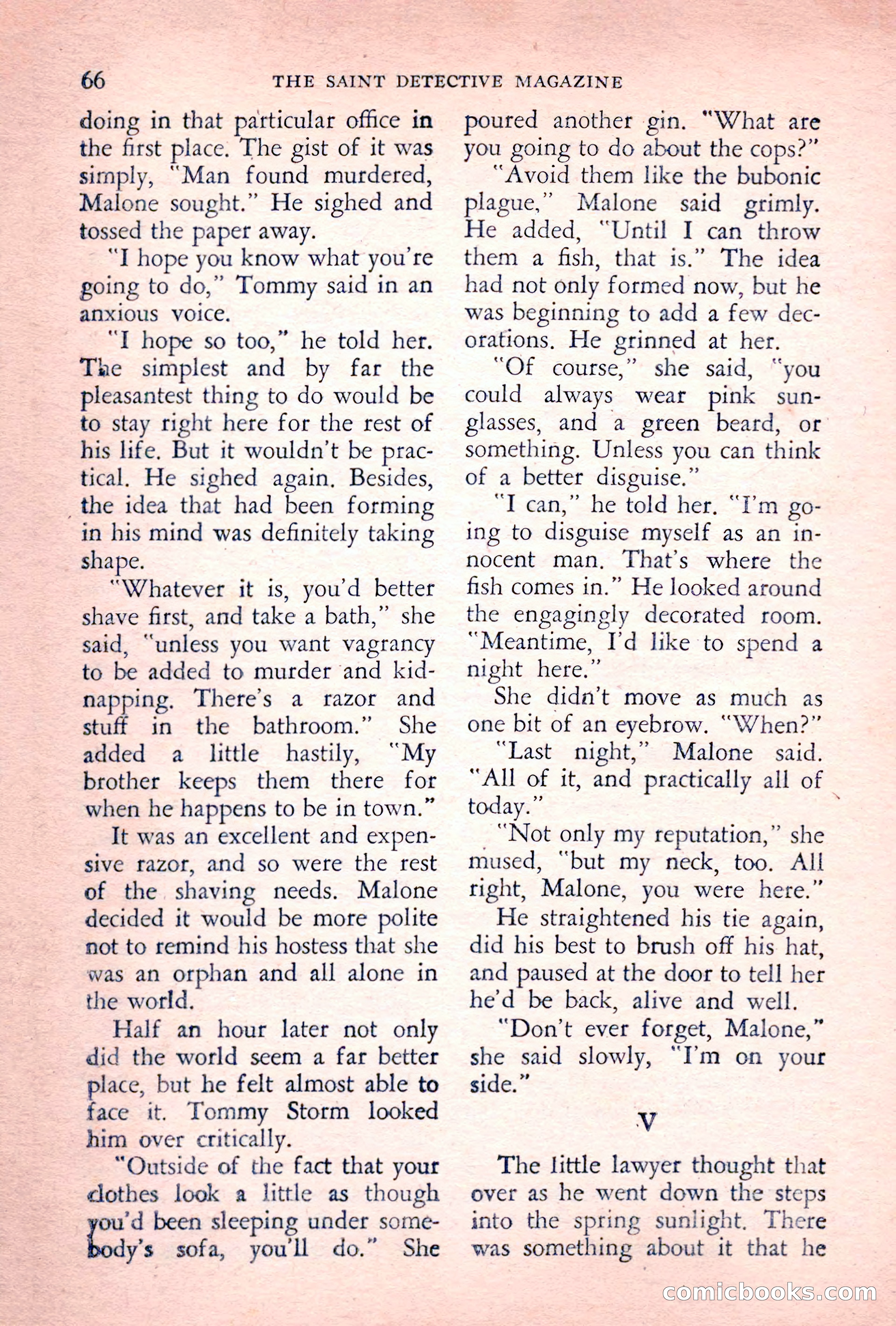 The Saint Detective Magazine, July 1955 — page 68 of 164