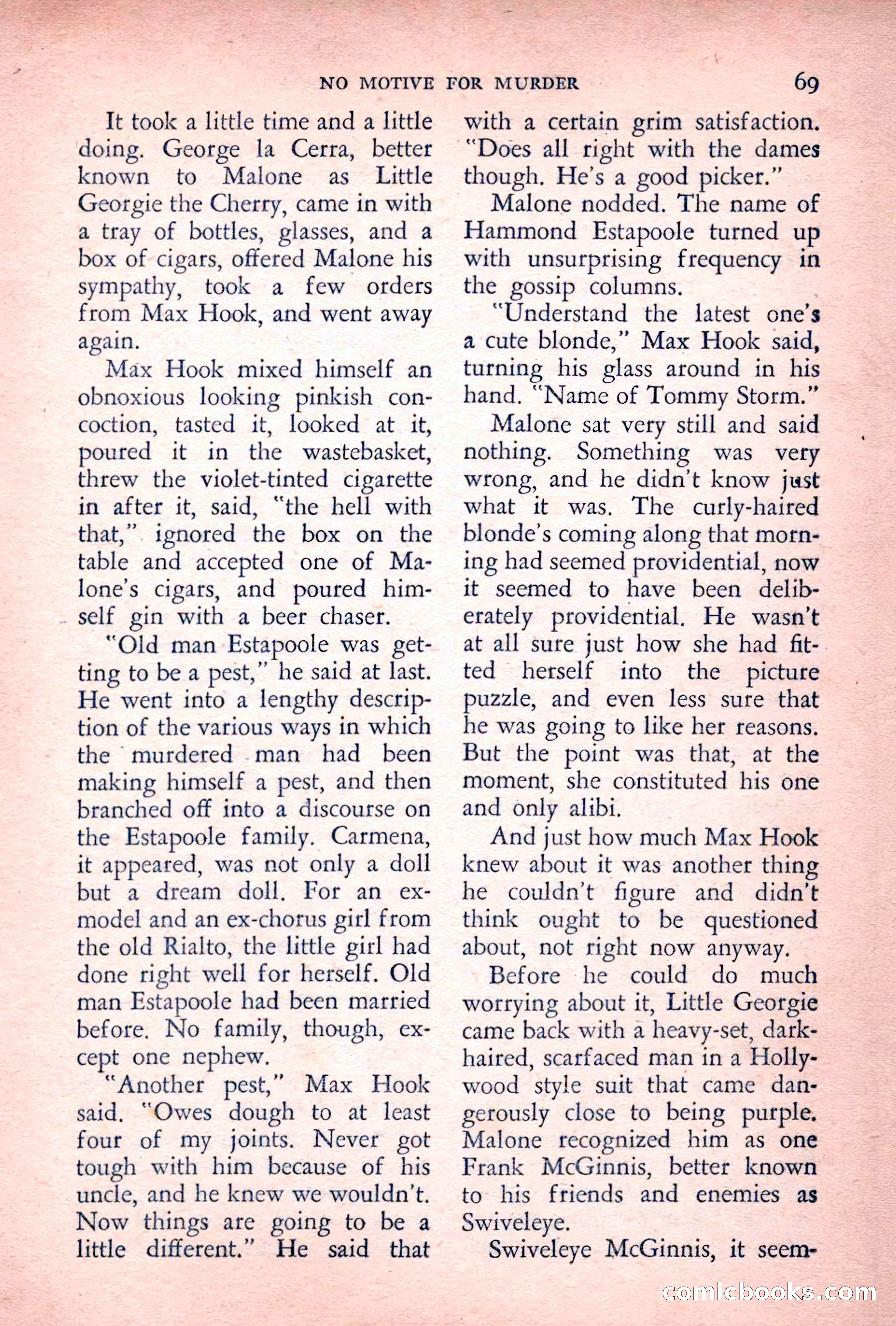 The Saint Detective Magazine, July 1955 — page 71 of 164